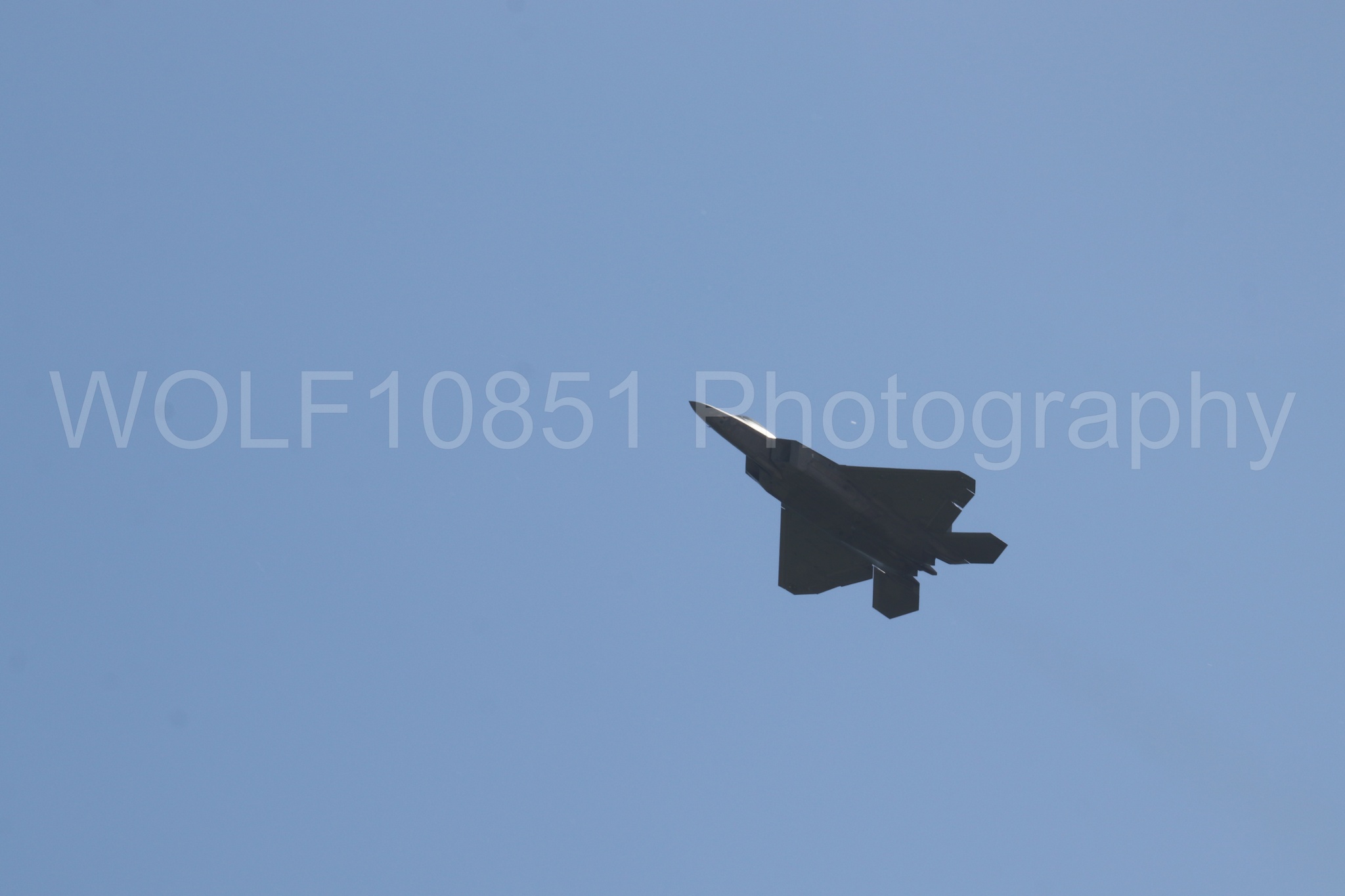 Aviation photography by WOLF10851 featuring F-22 Raptor, Raptor Demo Team, Wings Over Solano 2024.