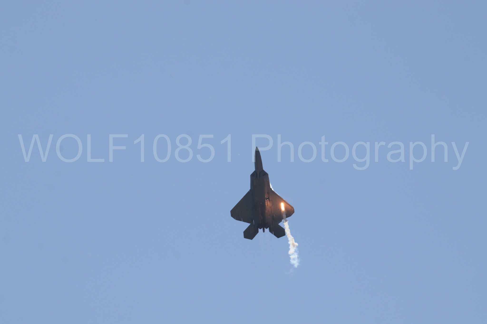 Aviation photography by WOLF10851 featuring Featured, F-22 Raptor, Raptor Demo Team, Hero, Wings Over Solano 2024.