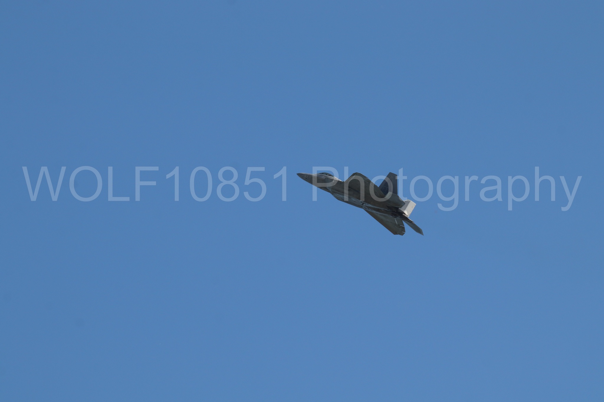 Aviation photography by WOLF10851 featuring F-22 Raptor, Raptor Demo Team, Wings Over Solano 2024.