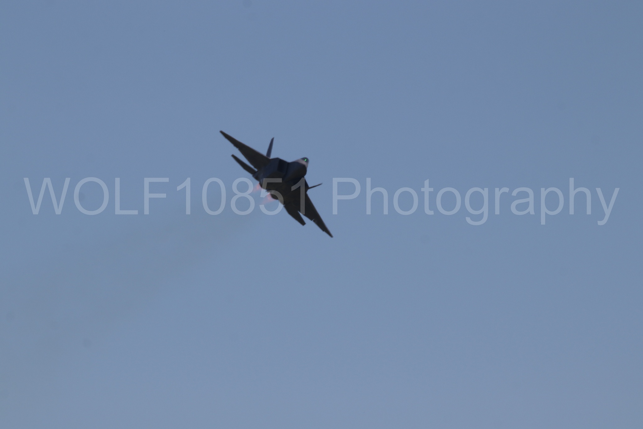 Aviation photography by WOLF10851 featuring F-22 Raptor, Raptor Demo Team, Wings Over Solano 2024.