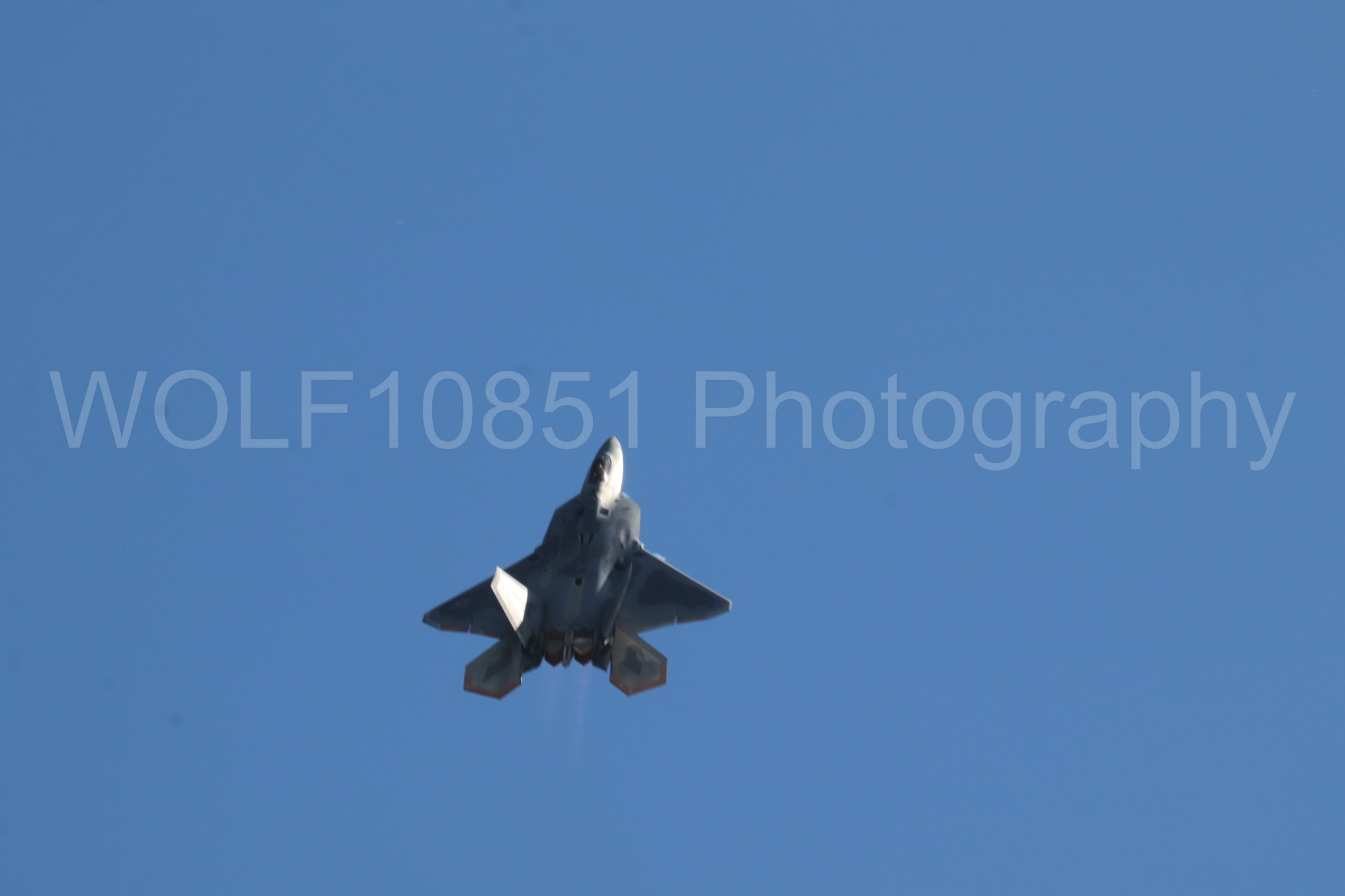 Aviation photography by WOLF10851 featuring F-22 Raptor, Raptor Demo Team, Wings Over Solano 2024.