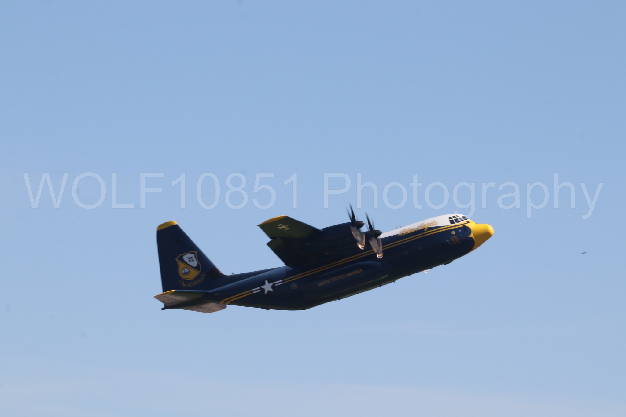 Aviation photography by WOLF10851 featuring Blue Angels, C-130 Hercules, Blue and Gold, Fat Albert, Wings Over Solano 2024.