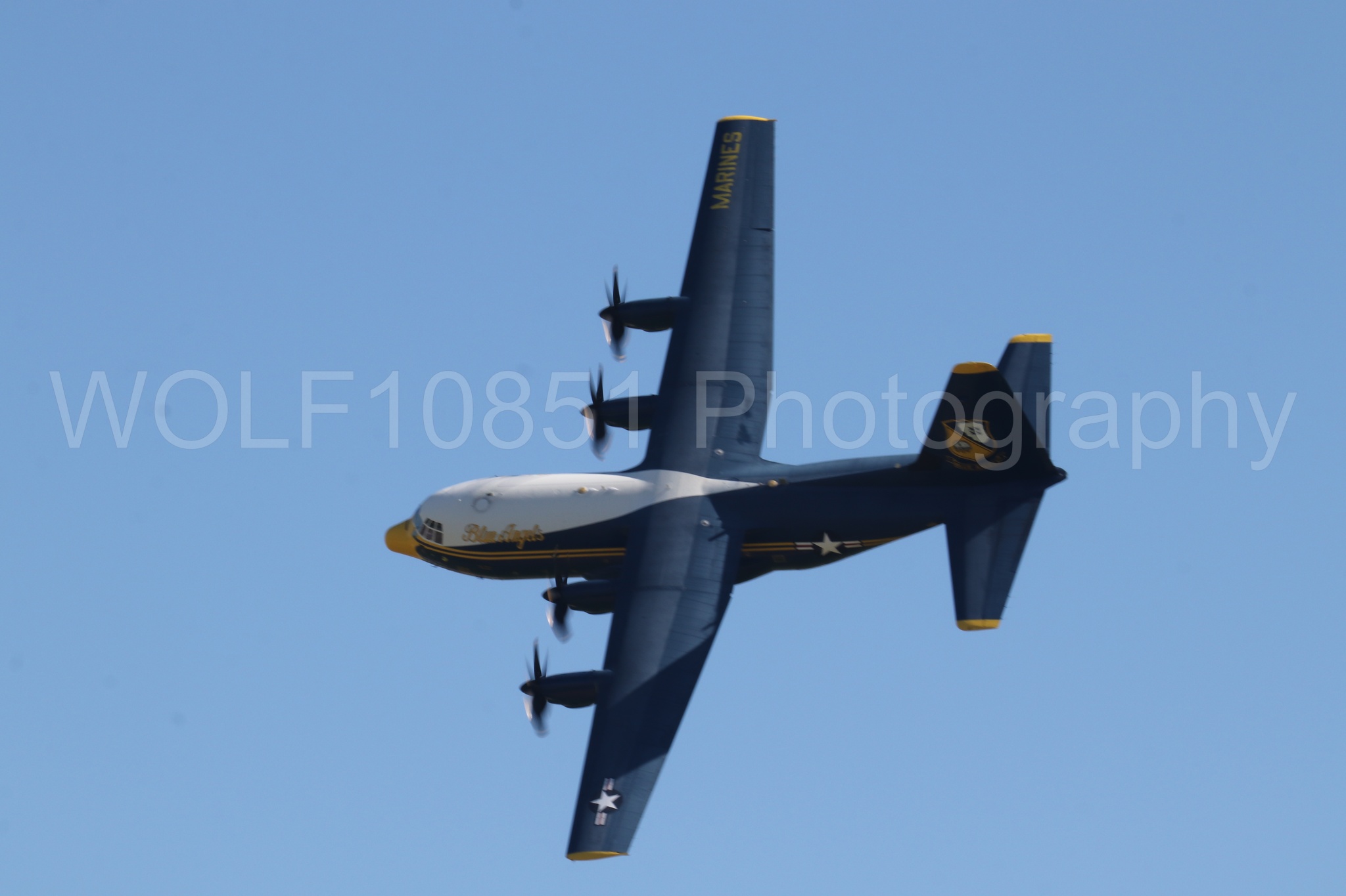 Aviation photography by WOLF10851 featuring Blue Angels, C-130 Hercules, Blue and Gold, Fat Albert, Wings Over Solano 2024.