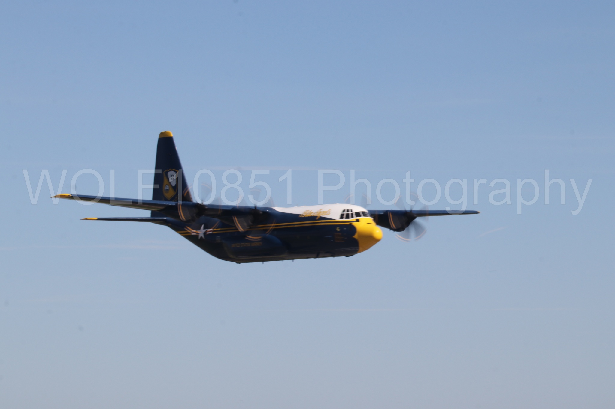Aviation photography by WOLF10851 featuring Blue Angels, C-130 Hercules, Blue and Gold, Fat Albert, Wings Over Solano 2024.