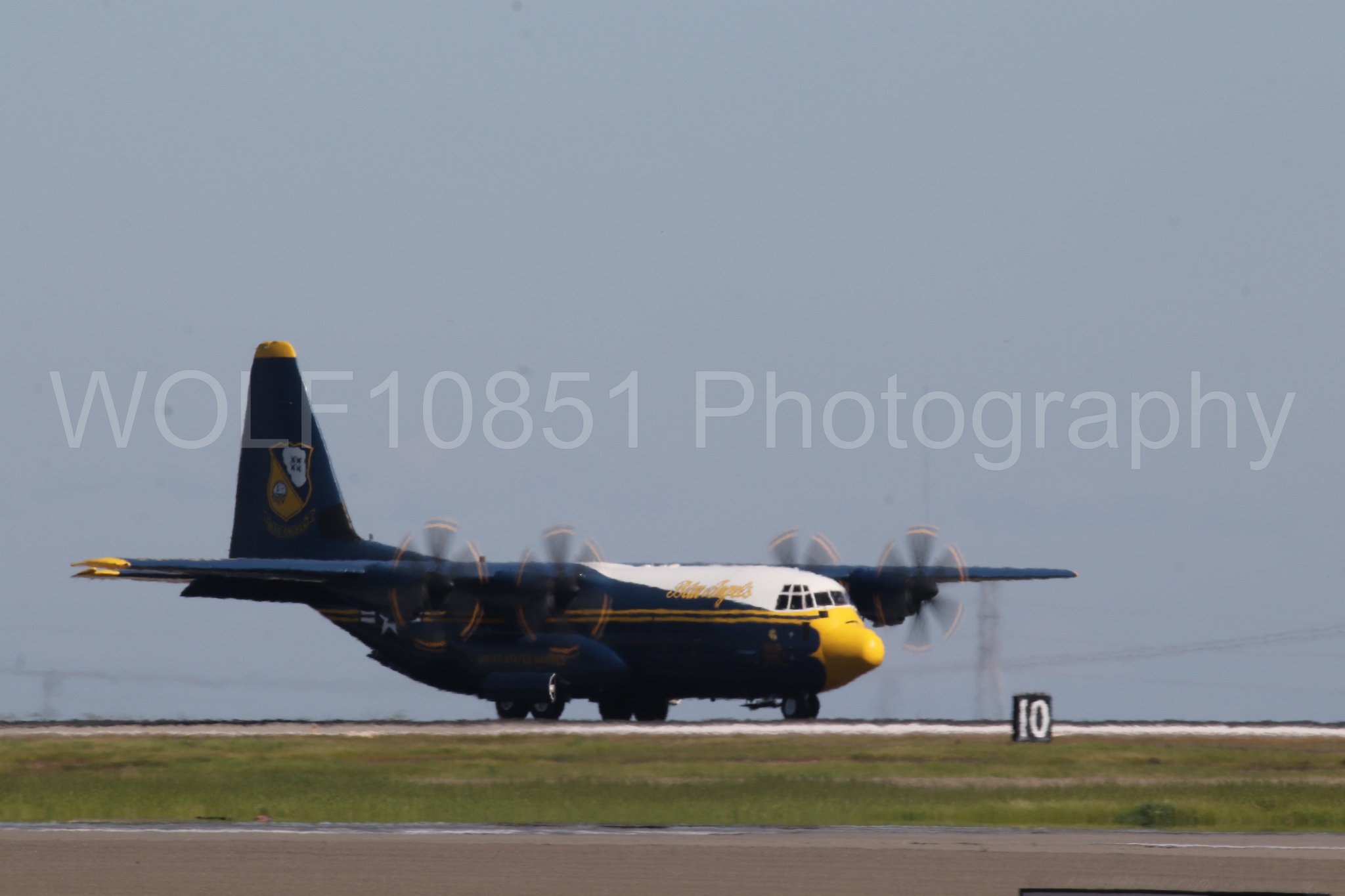 Aviation photography by WOLF10851 featuring Blue Angels, C-130 Hercules, Blue and Gold, Fat Albert, Wings Over Solano 2024.