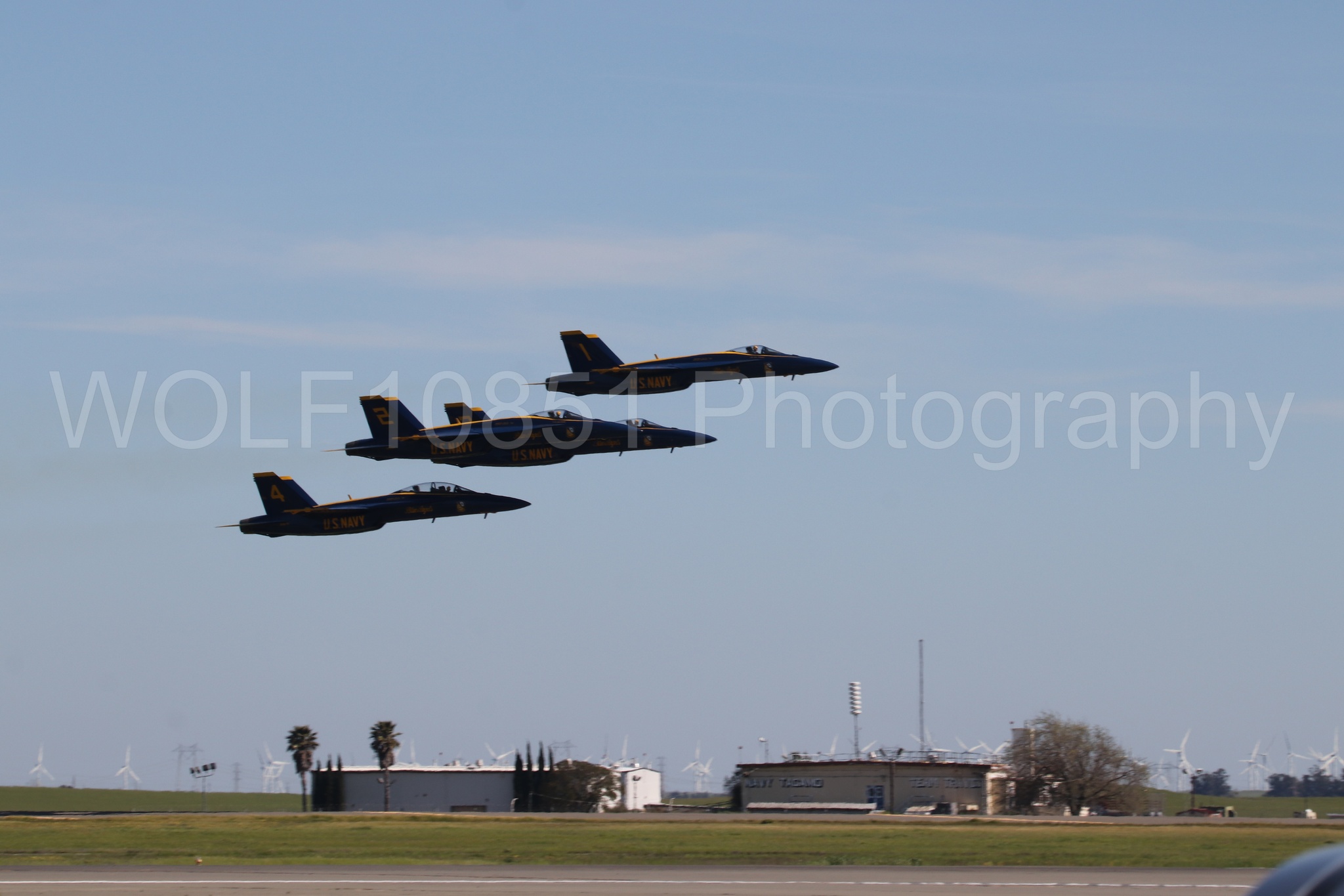 Aviation photography by WOLF10851 featuring FA-18 Super Hornet, Blue Angels, Blue and Gold, Wings Over Solano 2024.