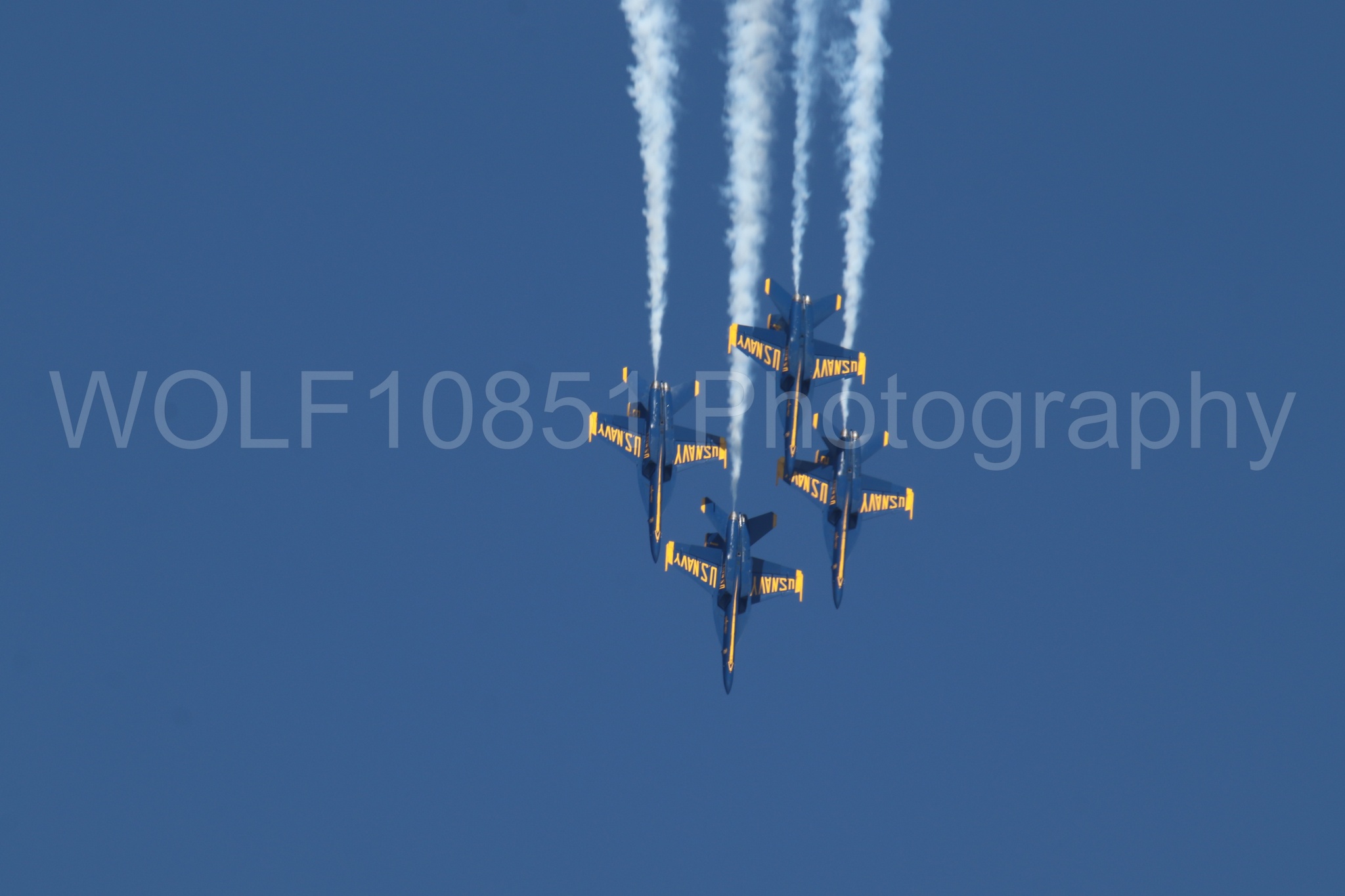 Aviation photography by WOLF10851 featuring FA-18 Super Hornet, Blue Angels, Blue and Gold, Wings Over Solano 2024.