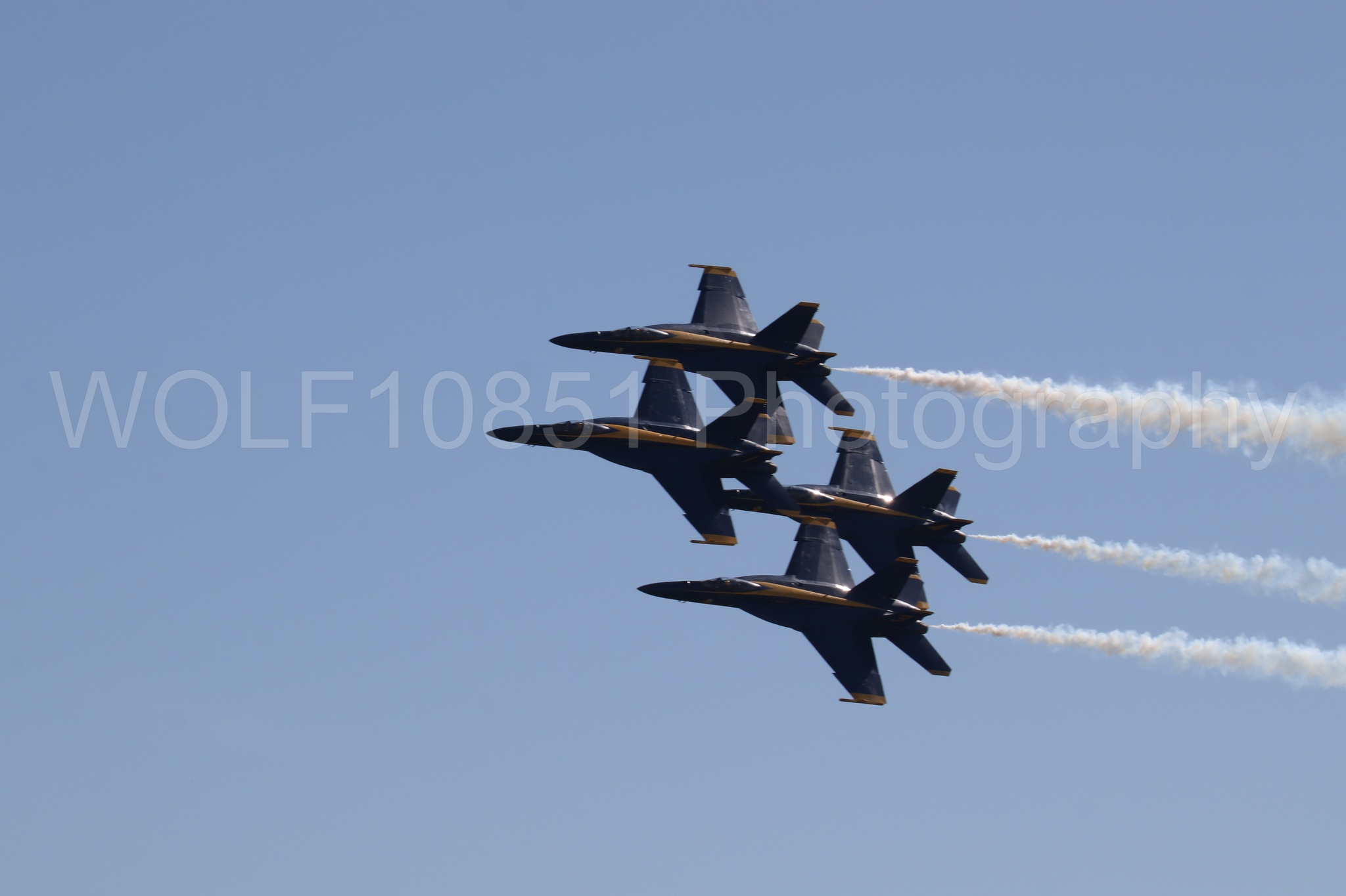 Aviation photography by WOLF10851 featuring FA-18 Super Hornet, Blue Angels, Blue and Gold, Wings Over Solano 2024.