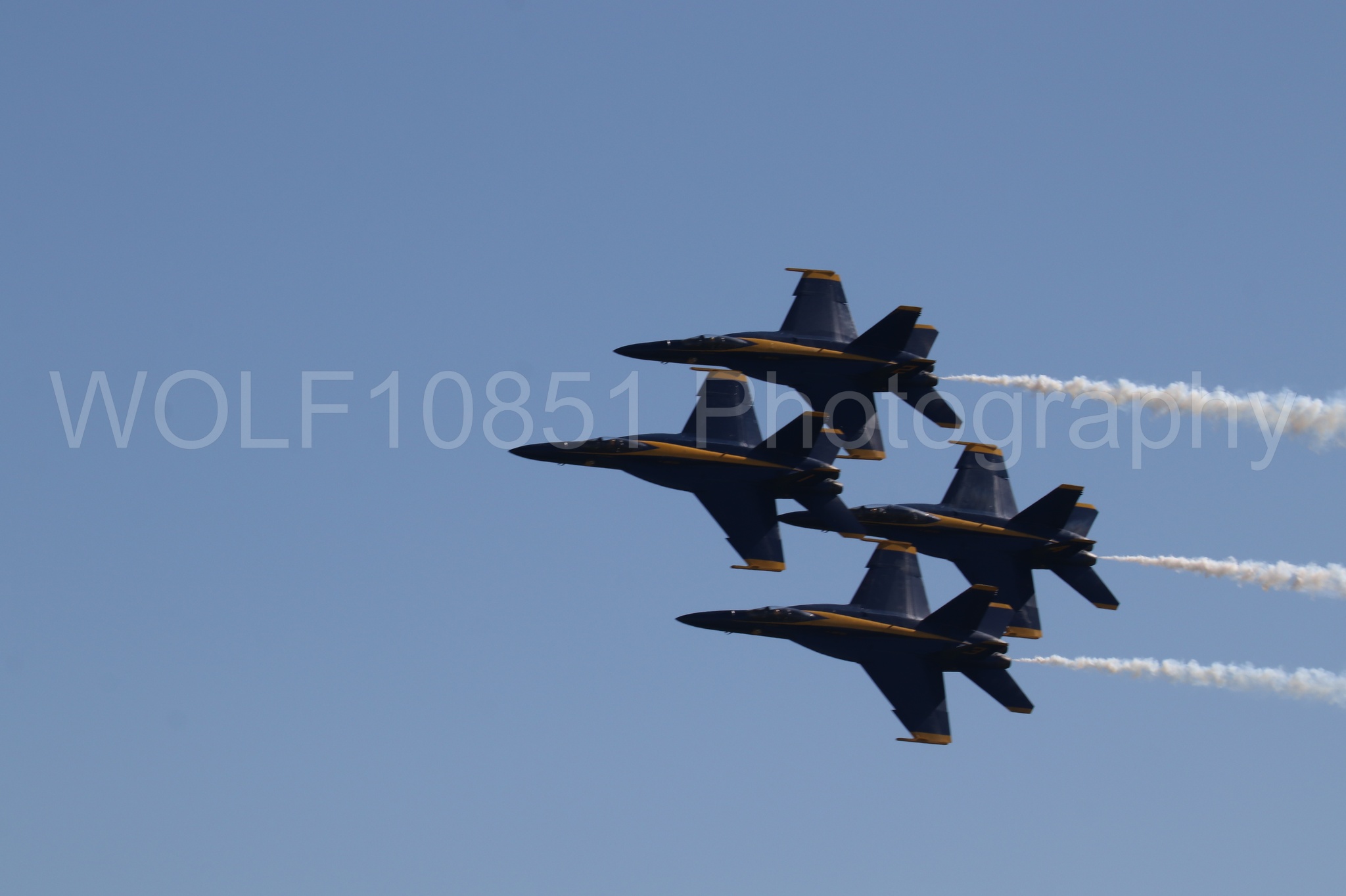 Aviation photography by WOLF10851 featuring FA-18 Super Hornet, Blue Angels, Blue and Gold, Wings Over Solano 2024.