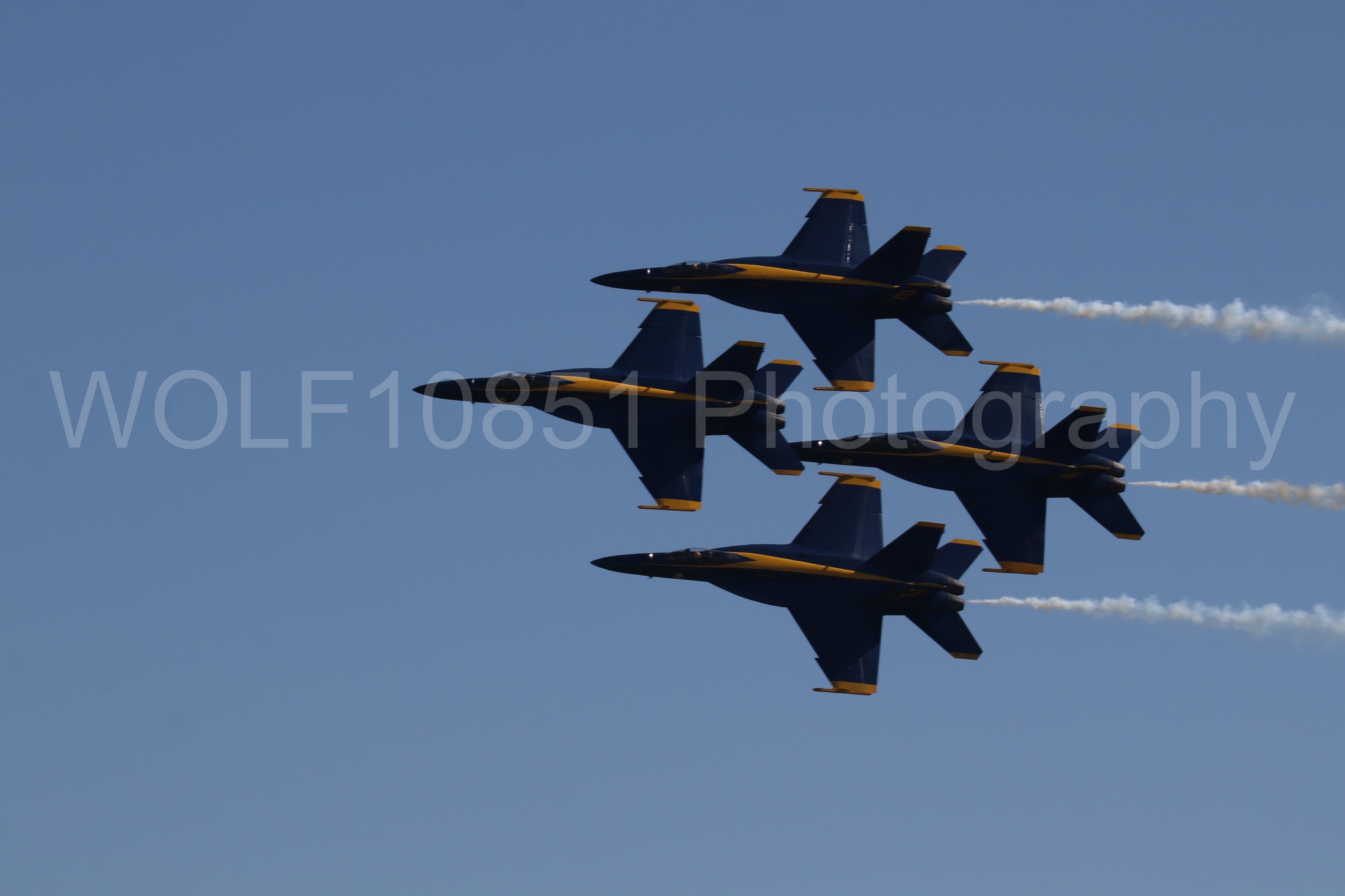 Aviation photography by WOLF10851 featuring FA-18 Super Hornet, Blue Angels, Blue and Gold, Wings Over Solano 2024.