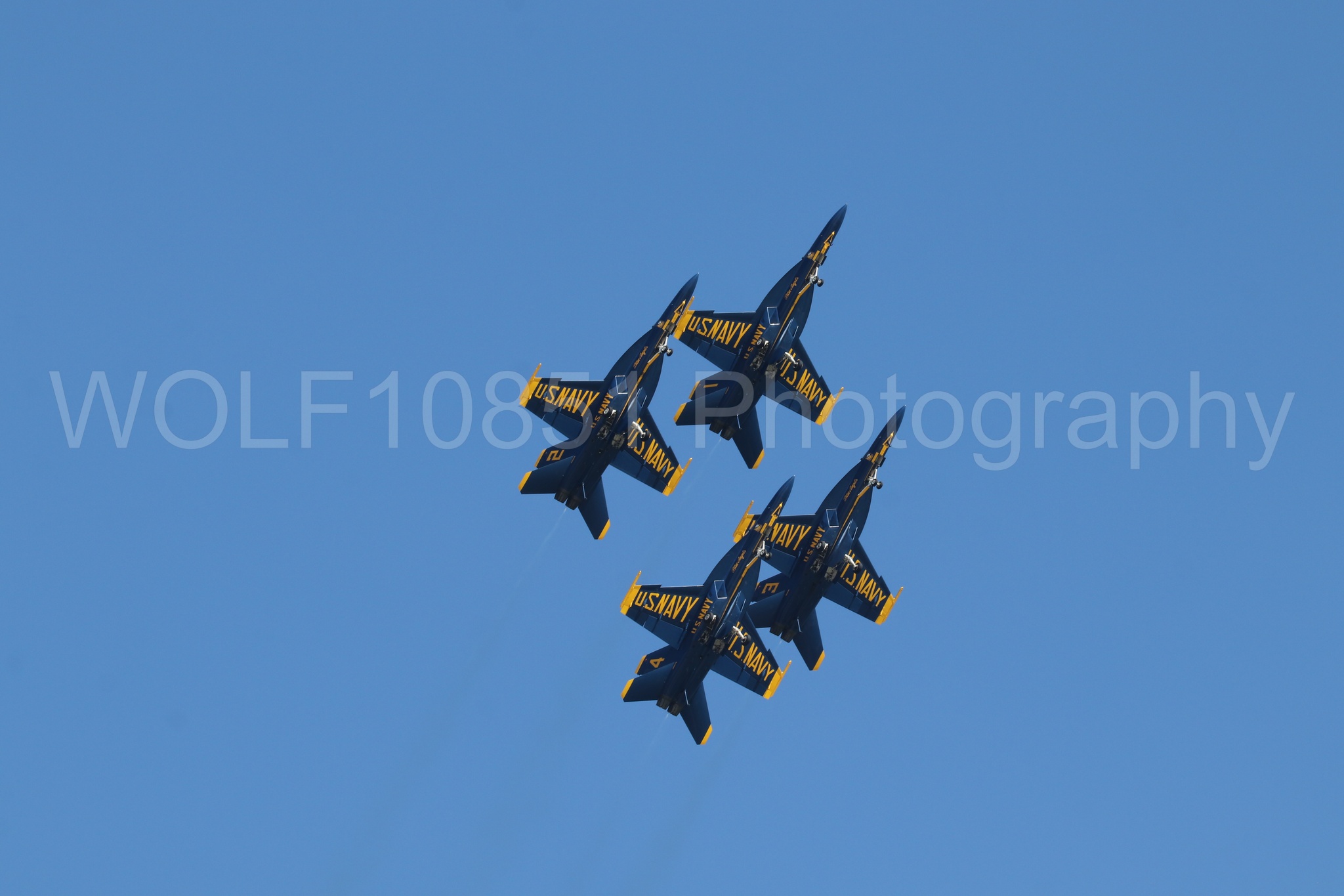 Aviation photography by WOLF10851 featuring FA-18 Super Hornet, Blue Angels, Blue and Gold, Wings Over Solano 2024.