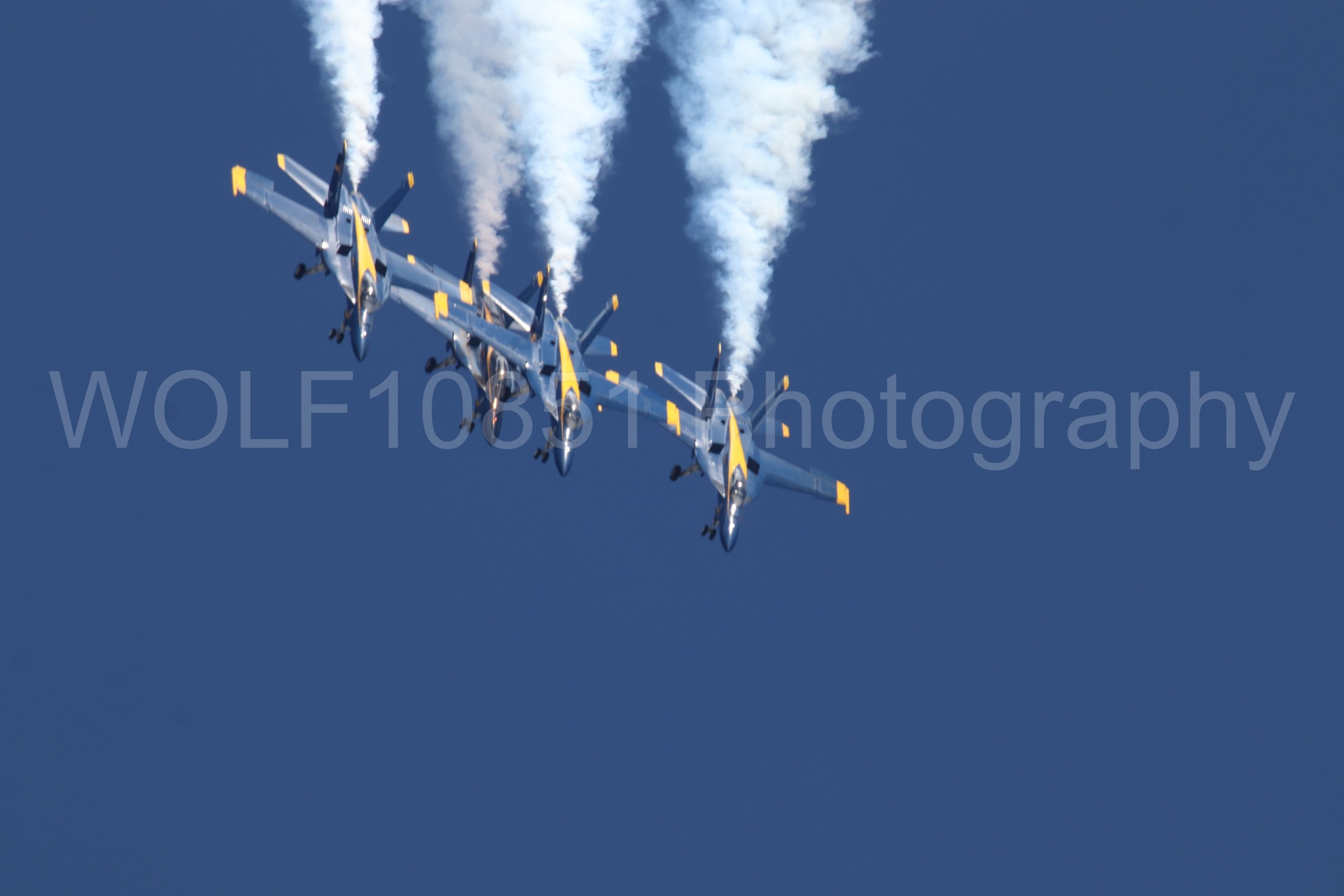 Aviation photography by WOLF10851 featuring FA-18 Super Hornet, Blue Angels, Blue and Gold, Wings Over Solano 2024.