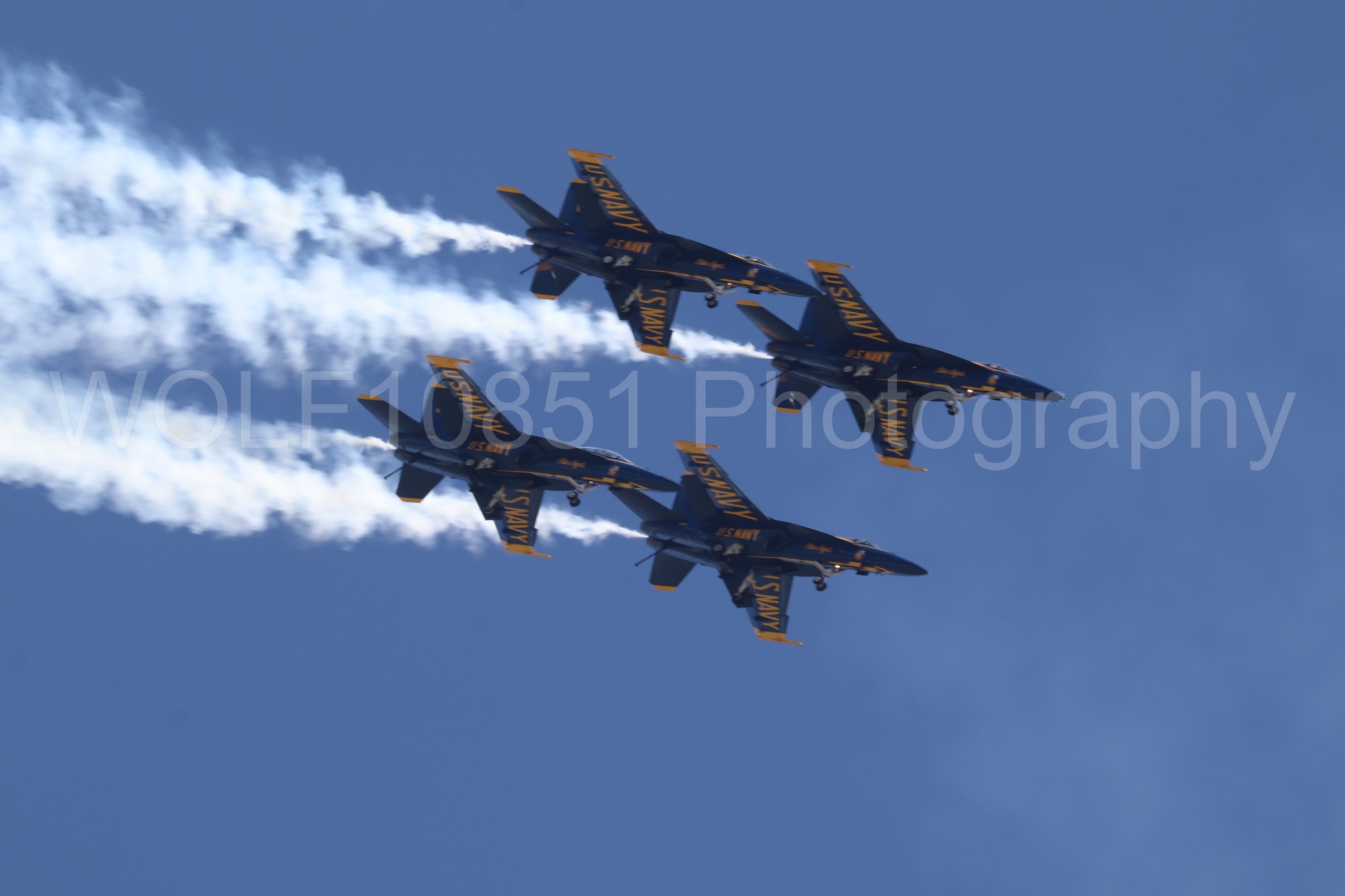 Aviation photography by WOLF10851 featuring FA-18 Super Hornet, Blue Angels, Blue and Gold, Wings Over Solano 2024.