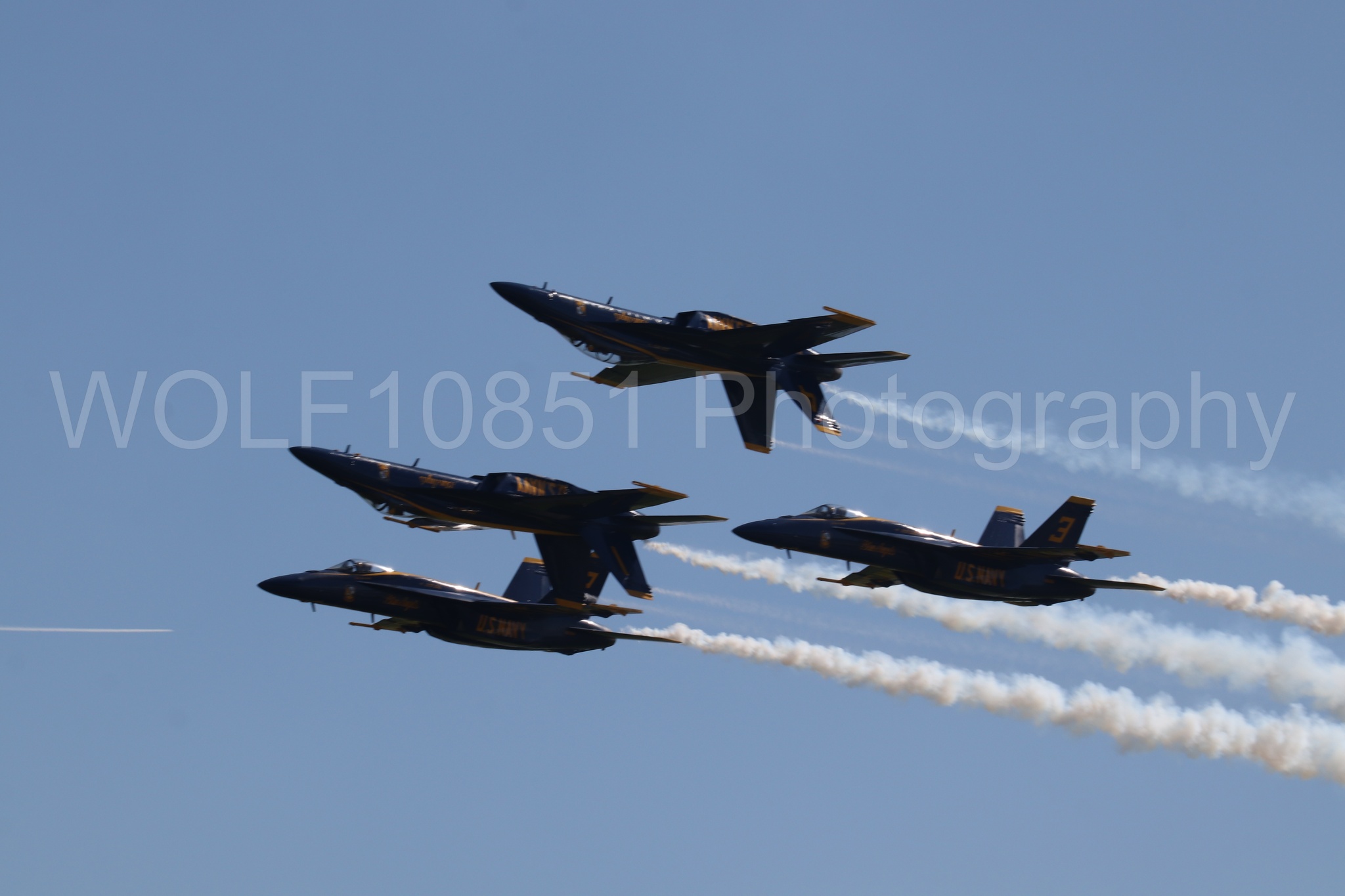 Aviation photography by WOLF10851 featuring FA-18 Super Hornet, Blue Angels, Blue and Gold, Wings Over Solano 2024.
