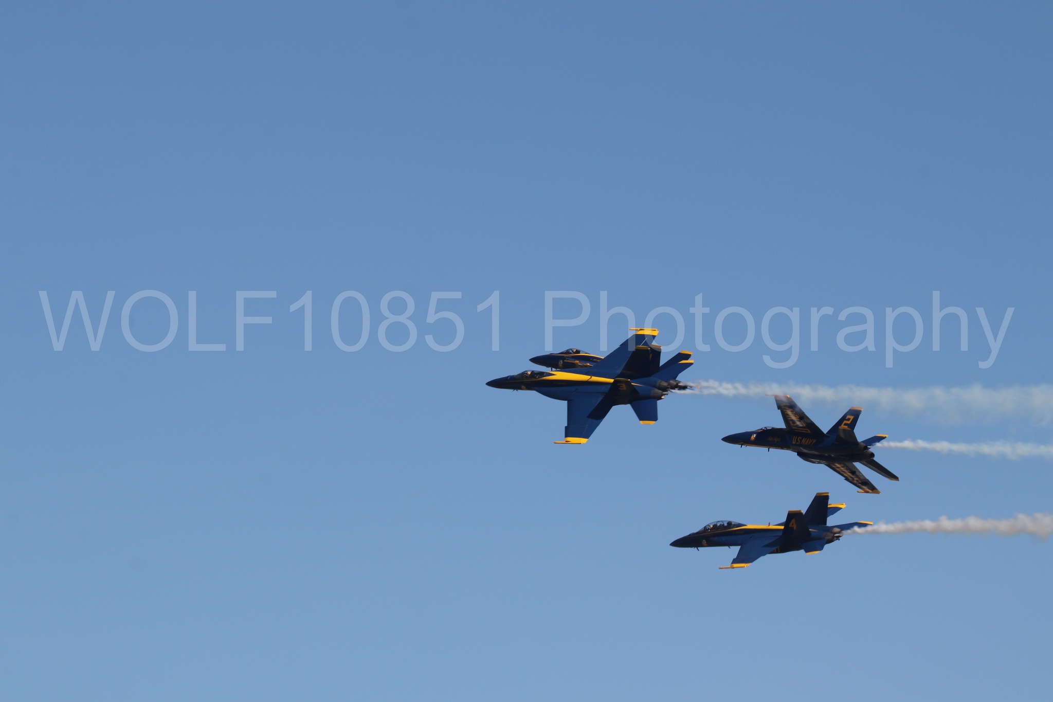 Aviation photography by WOLF10851 featuring FA-18 Super Hornet, Blue Angels, Blue and Gold, Wings Over Solano 2024.