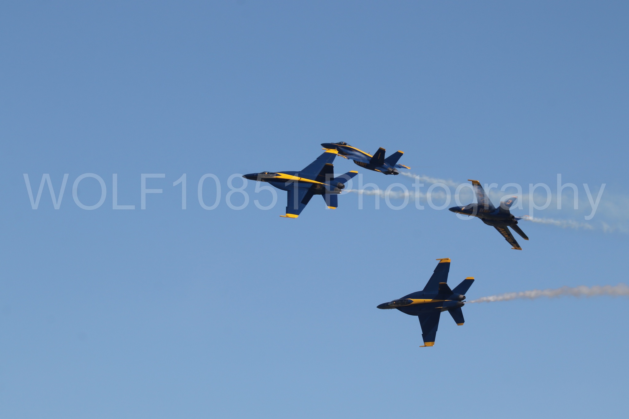 Aviation photography by WOLF10851 featuring FA-18 Super Hornet, Blue Angels, Blue and Gold, Wings Over Solano 2024.