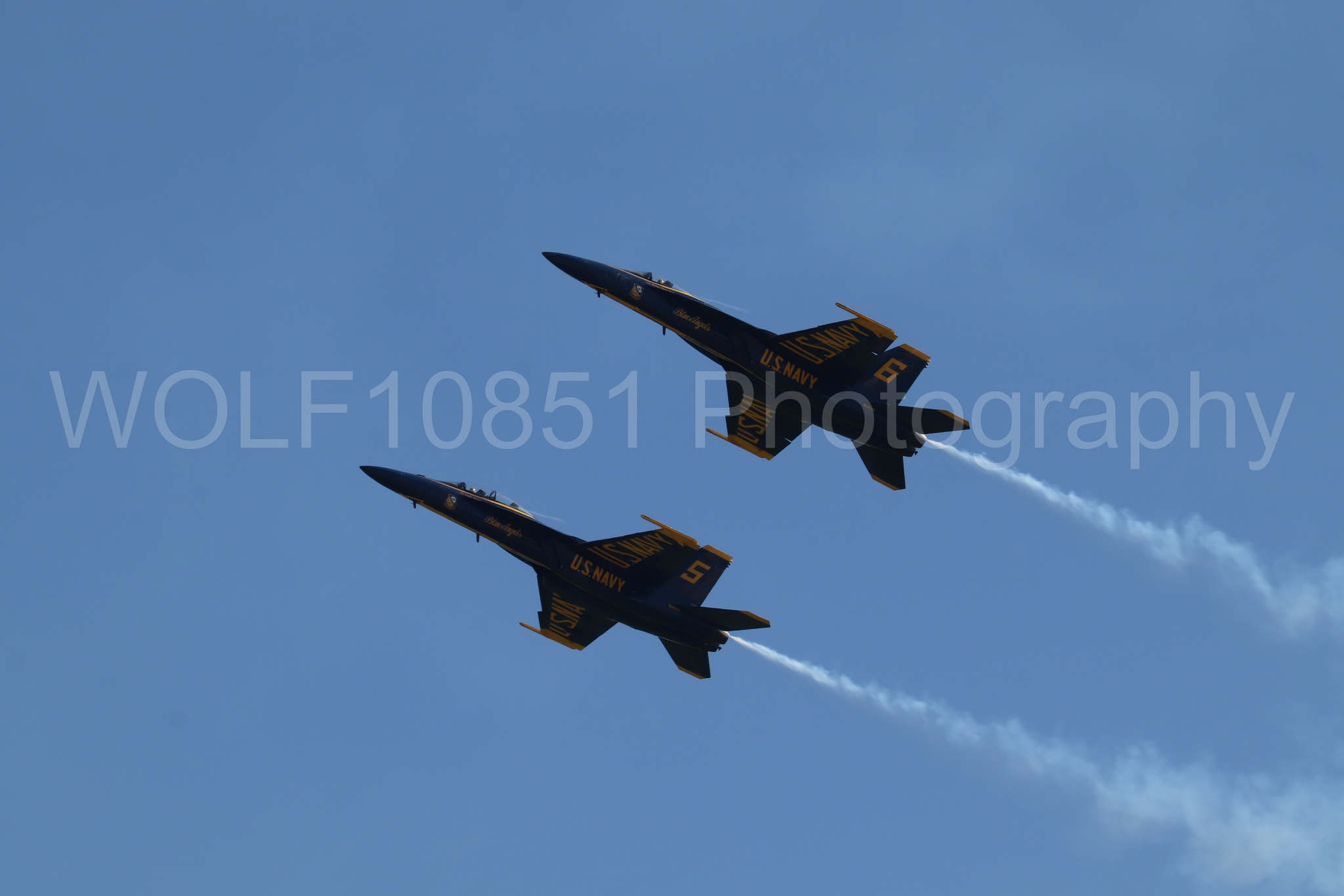 Aviation photography by WOLF10851 featuring FA-18 Super Hornet, Blue Angels, Blue and Gold, Wings Over Solano 2024.
