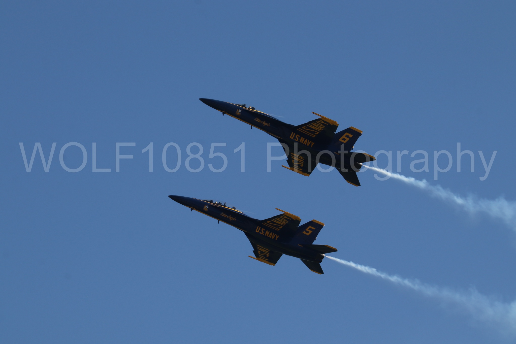 Aviation photography by WOLF10851 featuring FA-18 Super Hornet, Blue Angels, Blue and Gold, Wings Over Solano 2024.