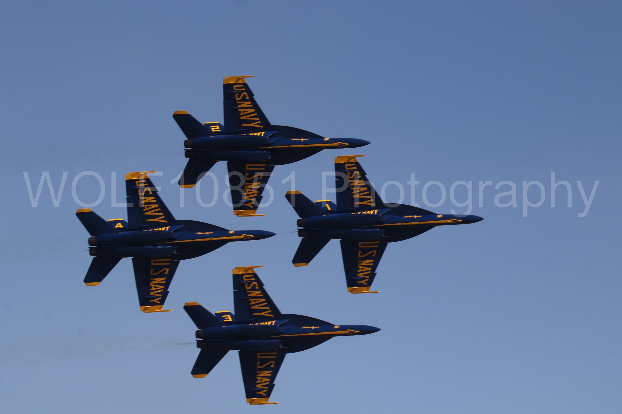 Aviation photography by WOLF10851 featuring FA-18 Super Hornet, Blue Angels, Blue and Gold, Wings Over Solano 2024.