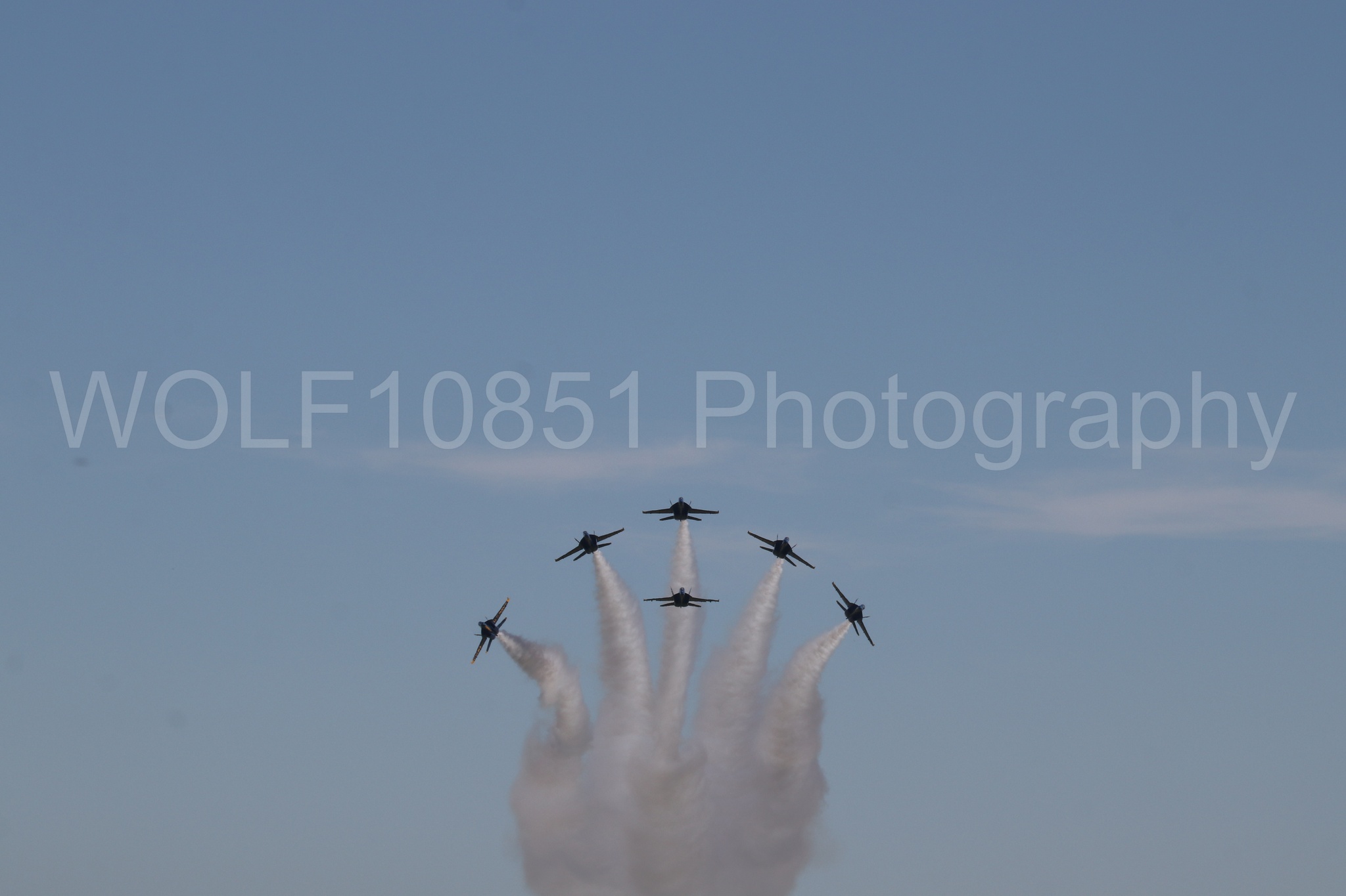 Aviation photography by WOLF10851 featuring FA-18 Super Hornet, Blue Angels, Blue and Gold, Wings Over Solano 2024.