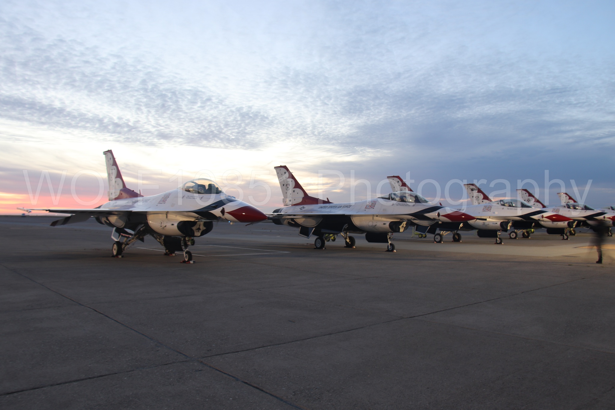 F-16 Fighting Falcon | Red White and Blue | Thunderbirds | WOLF10851 Photography