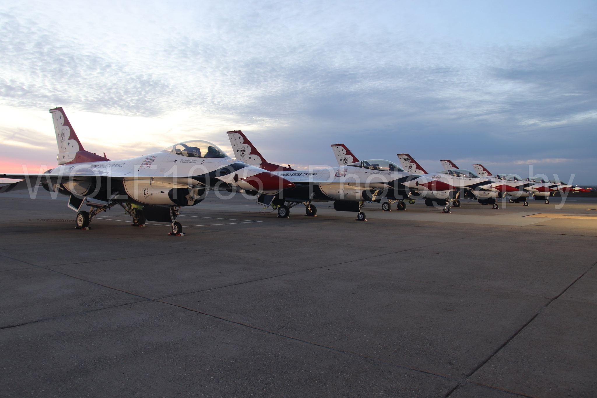 F-16 Fighting Falcon | Red White and Blue | Thunderbirds | WOLF10851 Photography