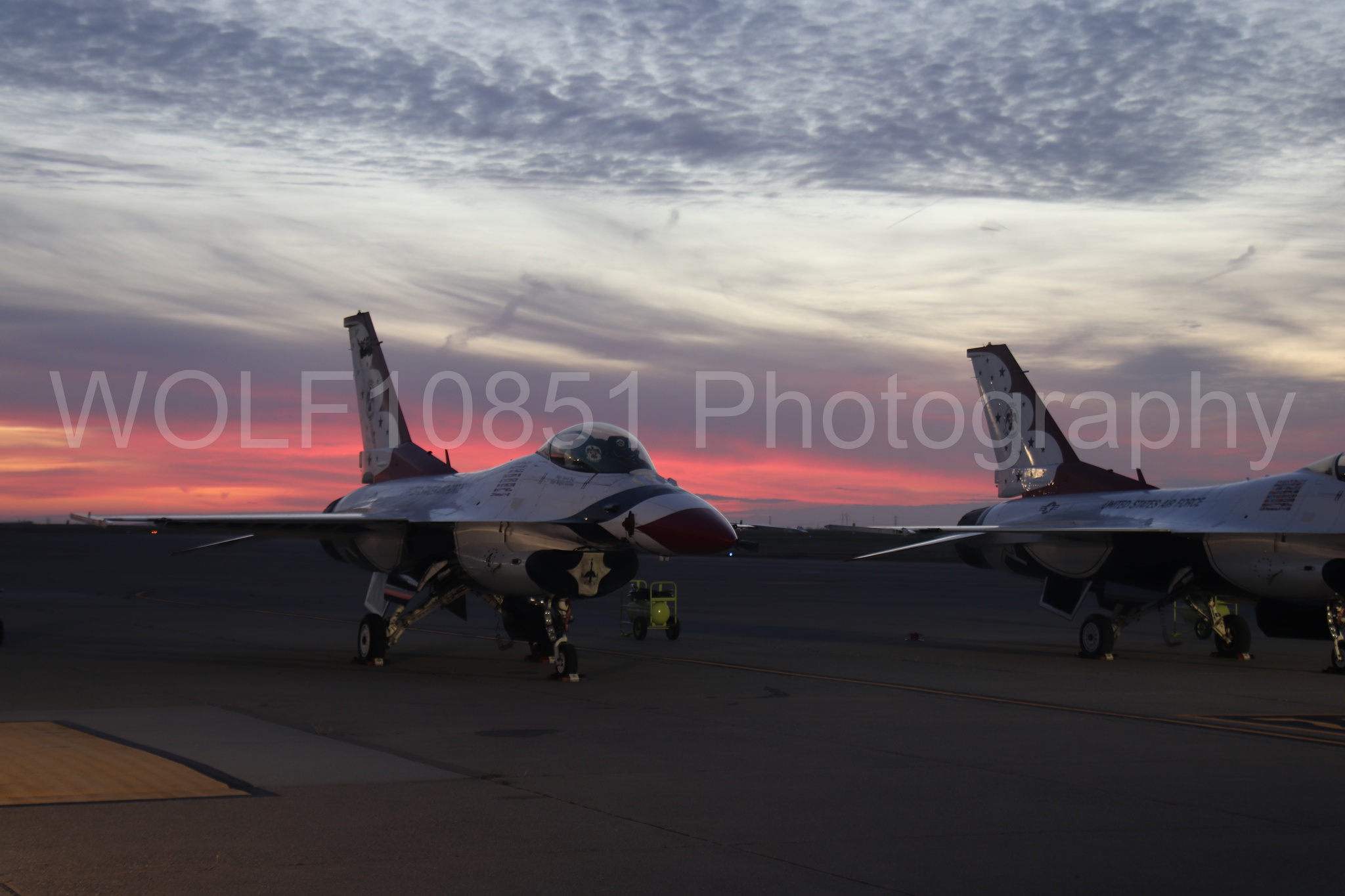 F-16 Fighting Falcon | Red White and Blue | Thunderbirds | WOLF10851 Photography