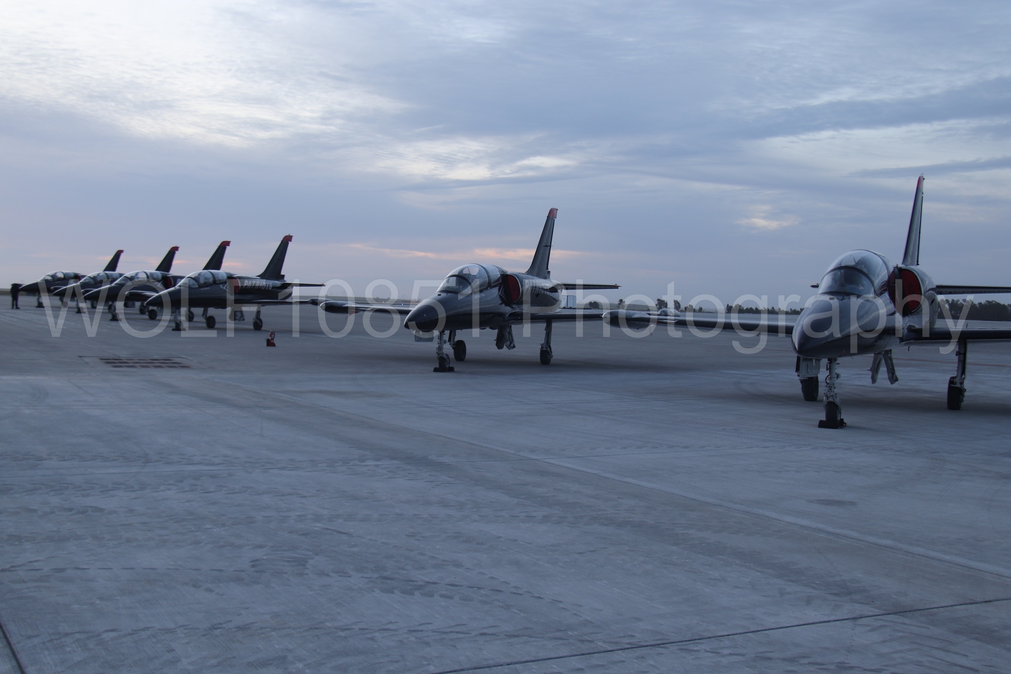 L-39 Albatros | All Black Red lettering | The Patriots Jet Demonstration Team | WOLF10851 Photography