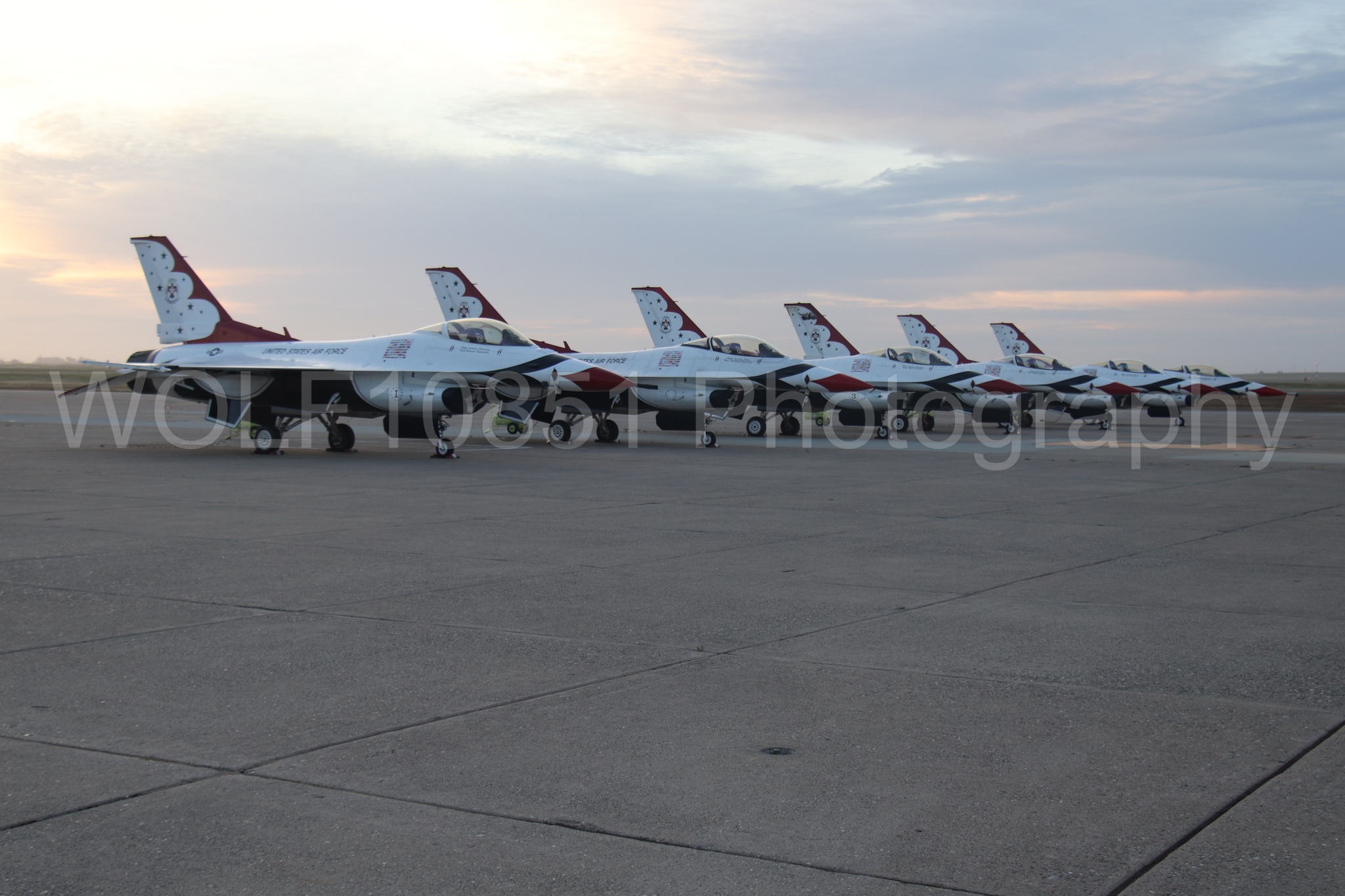 F-16 Fighting Falcon | Red White and Blue | Thunderbirds | WOLF10851 Photography