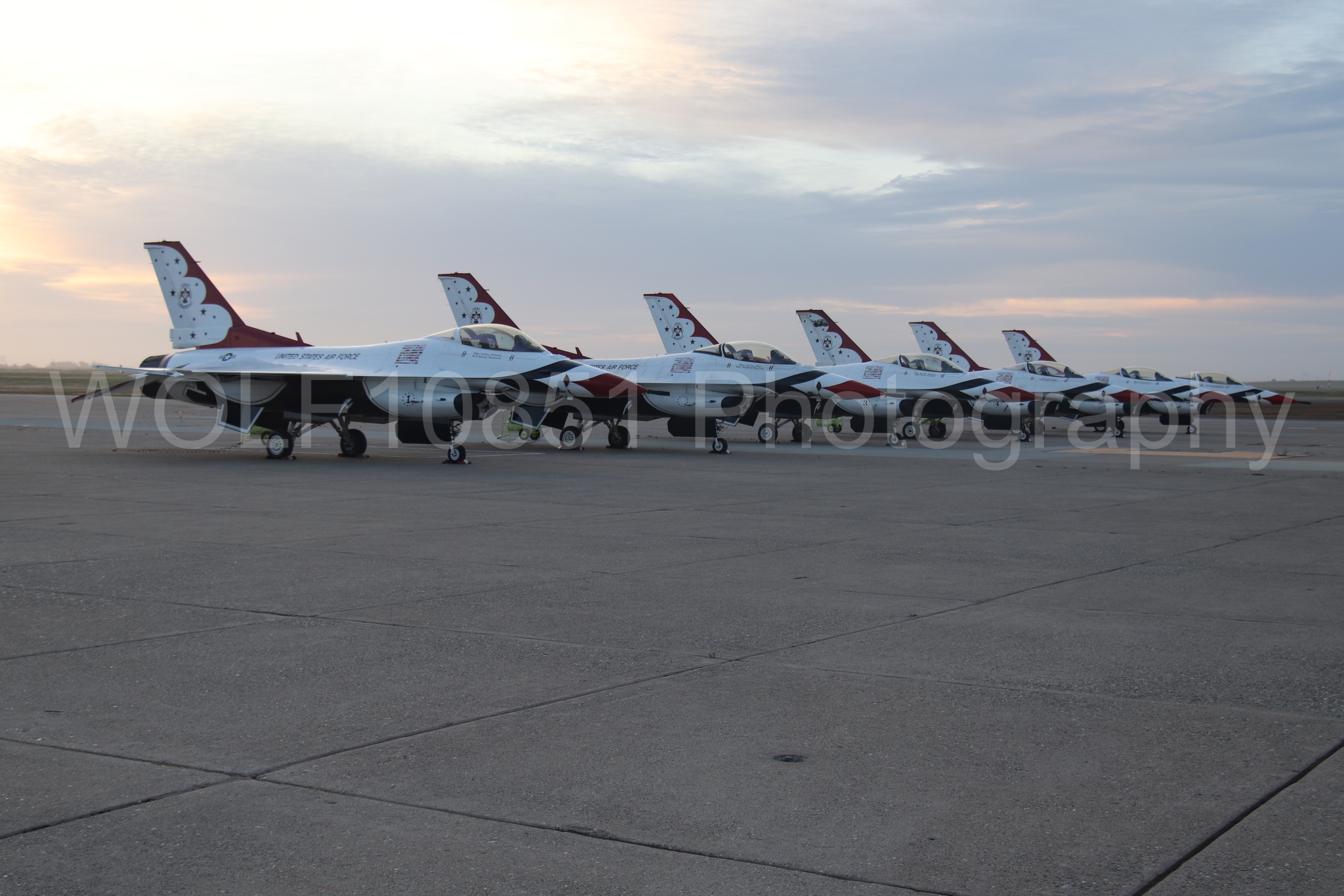 F-16 Fighting Falcon | Red White and Blue | Thunderbirds | WOLF10851 Photography
