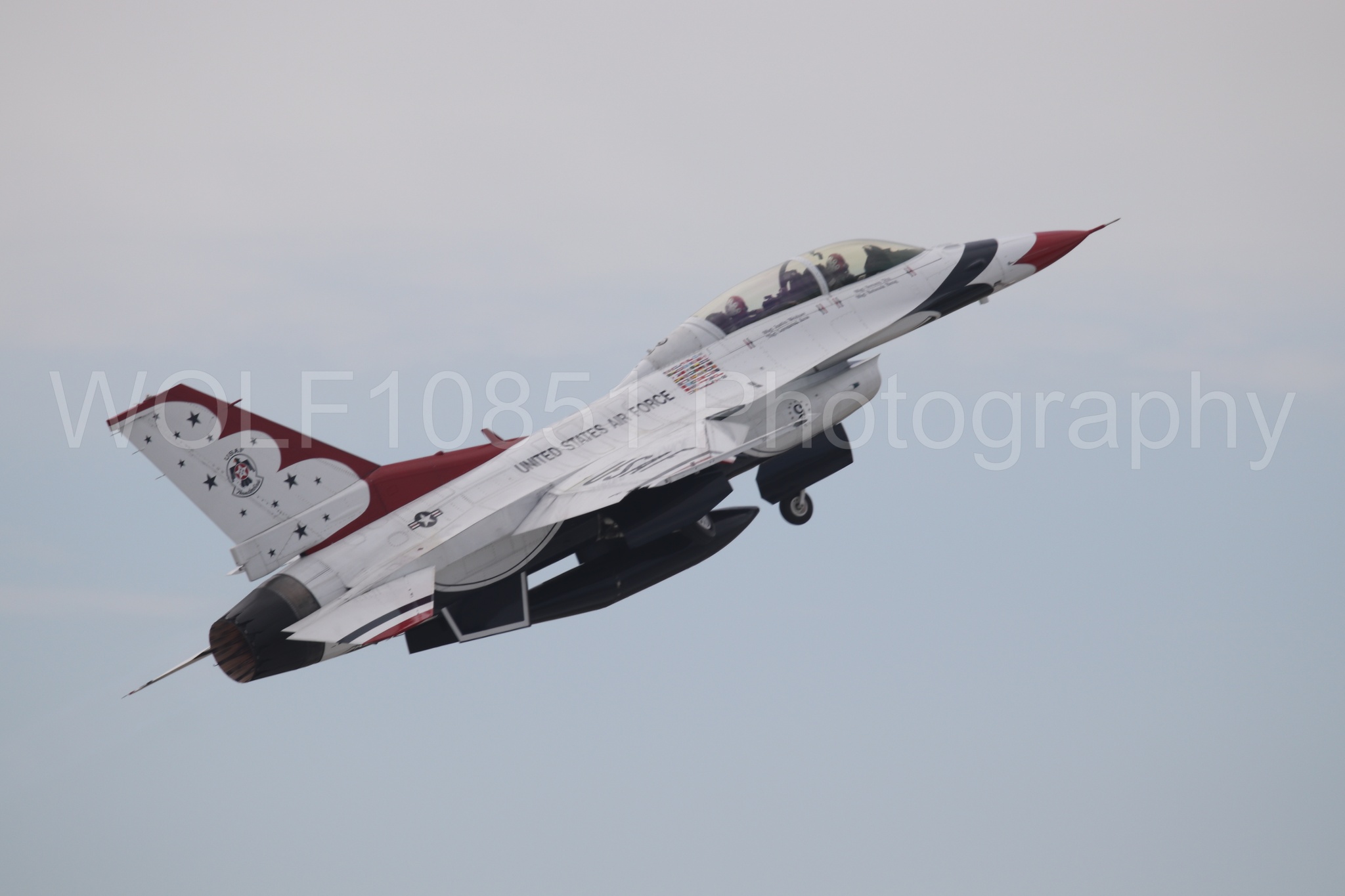 F-16 Fighting Falcon | Red White and Blue | Thunderbirds | WOLF10851 Photography