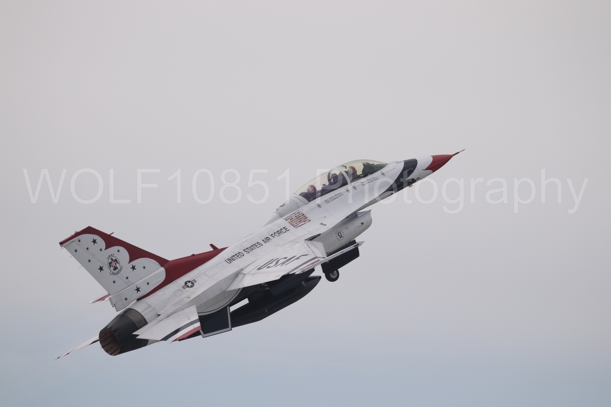 F-16 Fighting Falcon | Red White and Blue | Thunderbirds | WOLF10851 Photography