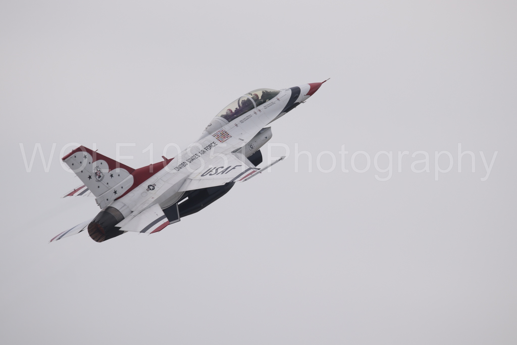 F-16 Fighting Falcon | Red White and Blue | Thunderbirds | WOLF10851 Photography