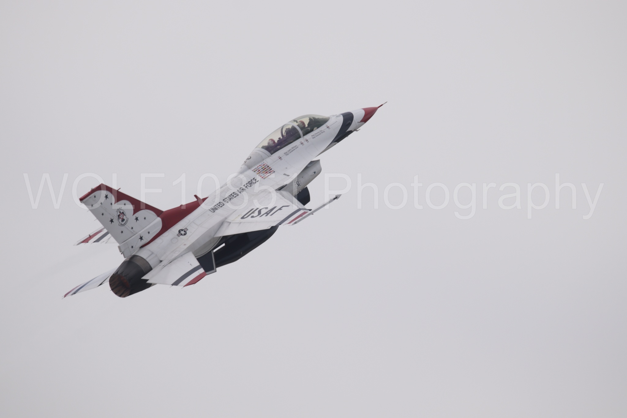 F-16 Fighting Falcon | Red White and Blue | Thunderbirds | WOLF10851 Photography