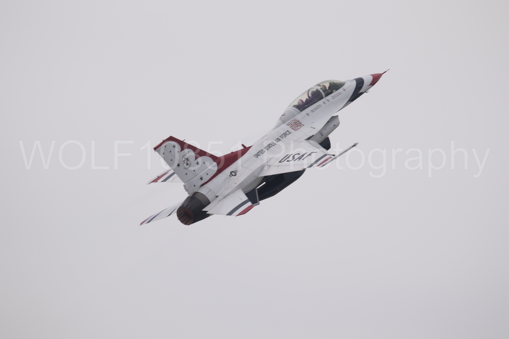 F-16 Fighting Falcon | Red White and Blue | Thunderbirds | WOLF10851 Photography