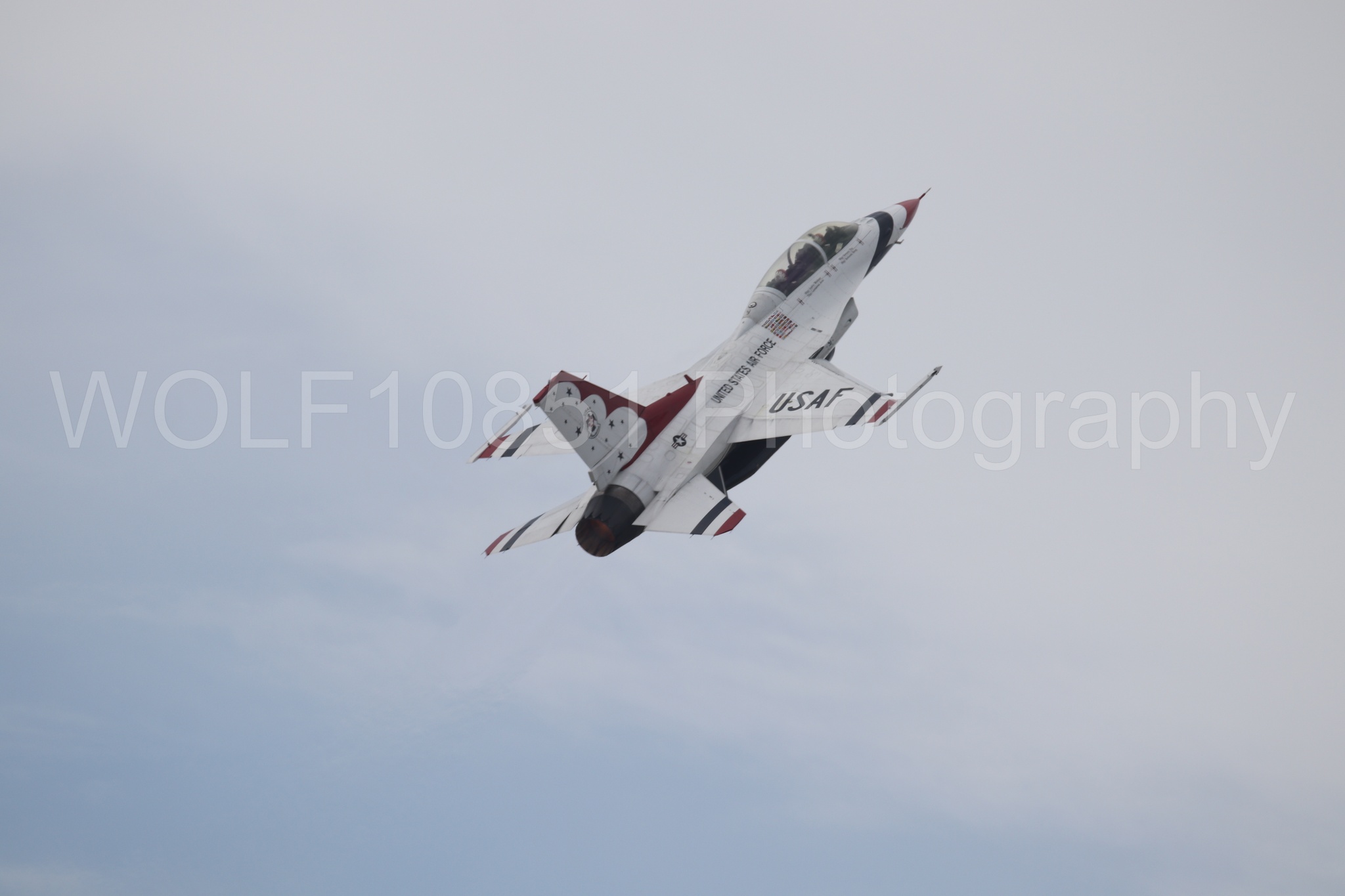 F-16 Fighting Falcon | Red White and Blue | Thunderbirds | WOLF10851 Photography