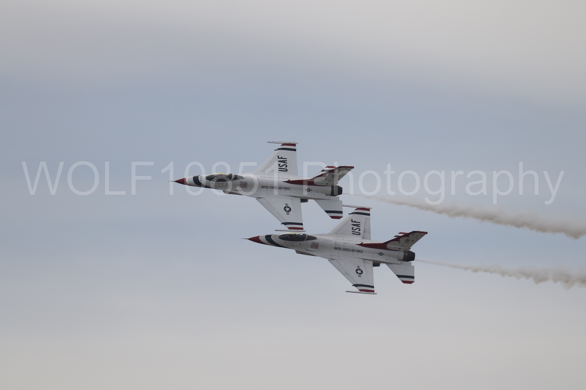 F-16 Fighting Falcon | Red White and Blue | Thunderbirds | WOLF10851 Photography