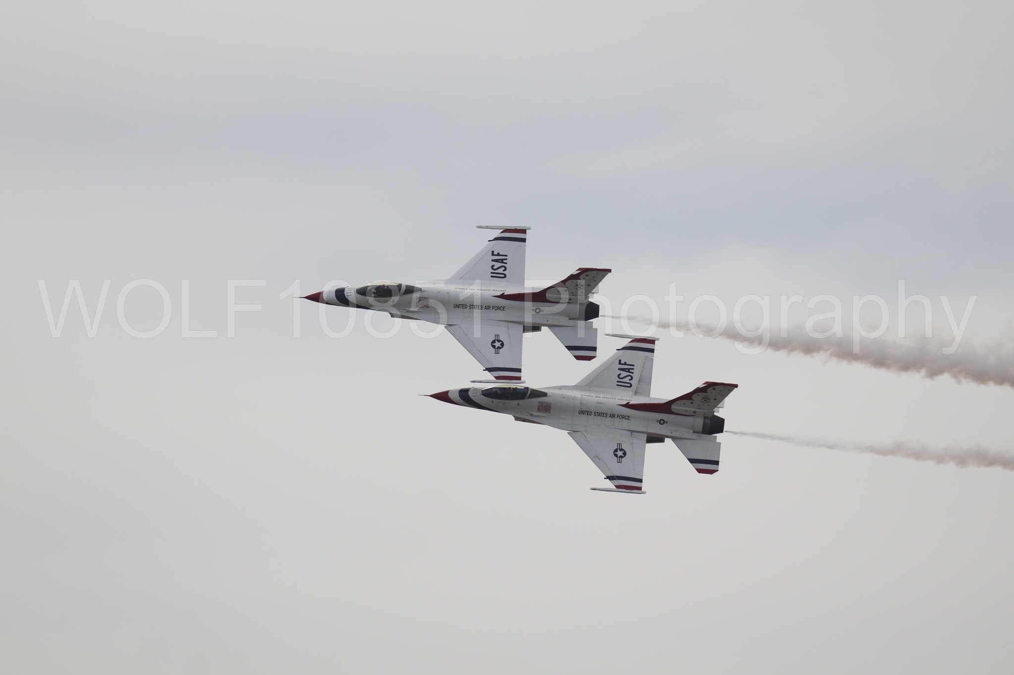 F-16 Fighting Falcon | Red White and Blue | Thunderbirds | WOLF10851 Photography