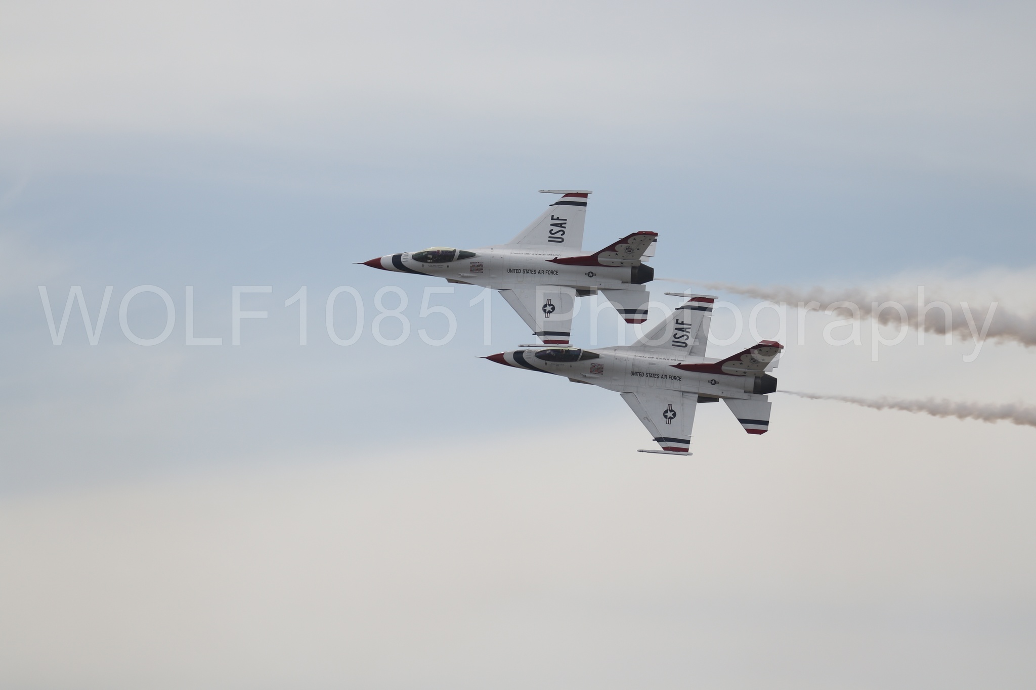 F-16 Fighting Falcon | Red White and Blue | Thunderbirds | WOLF10851 Photography