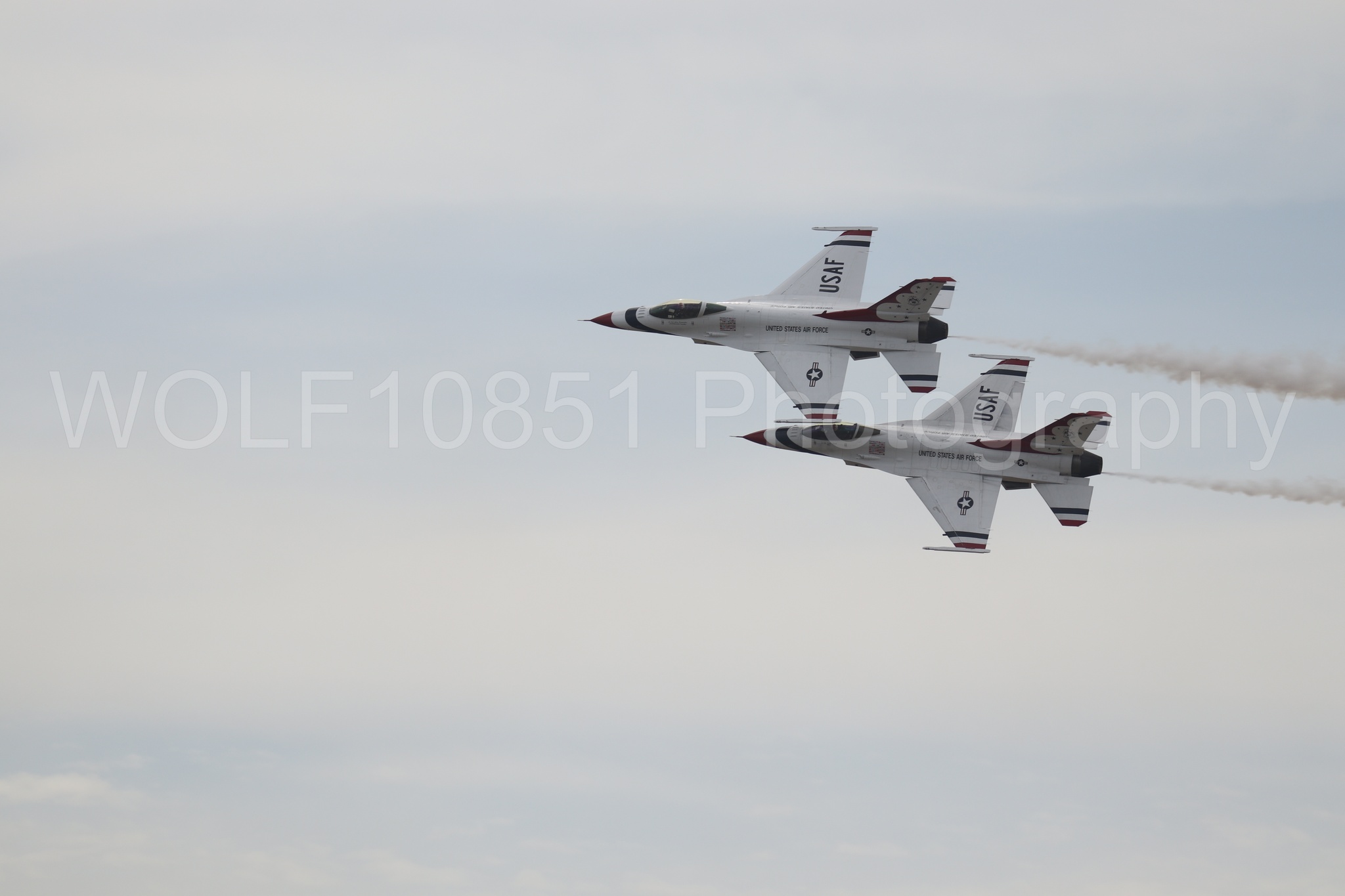 F-16 Fighting Falcon | Red White and Blue | Thunderbirds | WOLF10851 Photography