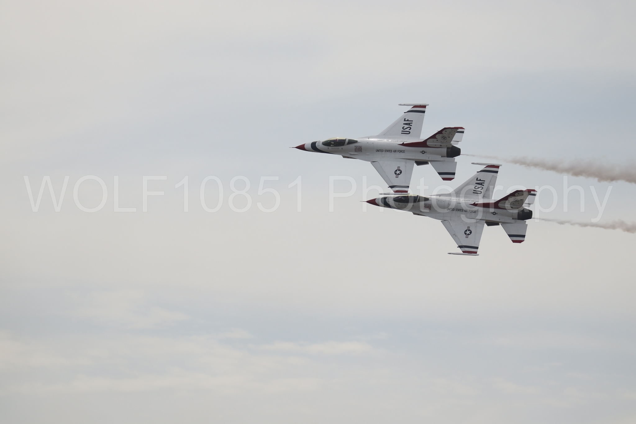 F-16 Fighting Falcon | Red White and Blue | Thunderbirds | WOLF10851 Photography
