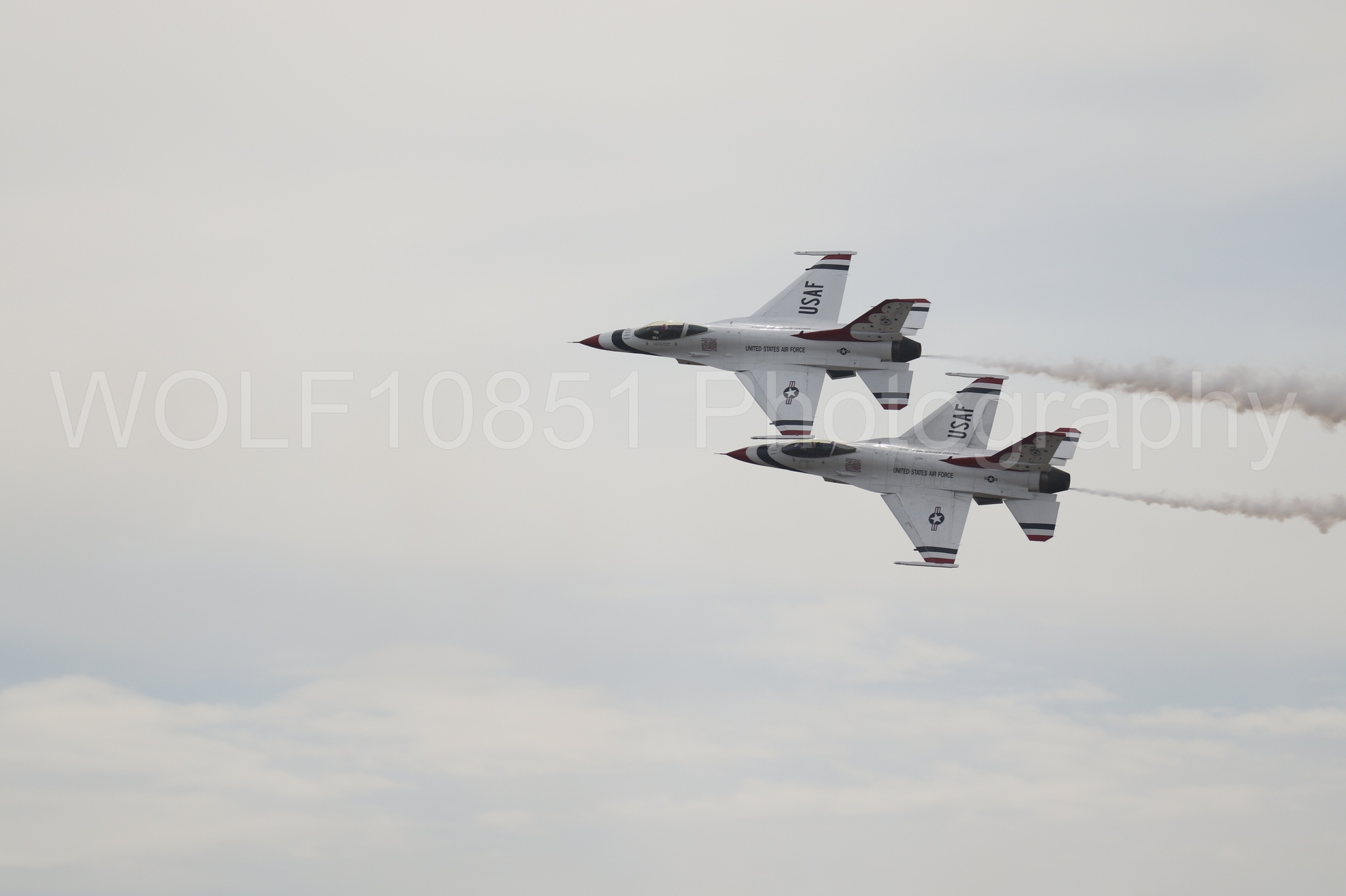 F-16 Fighting Falcon | Red White and Blue | Thunderbirds | WOLF10851 Photography