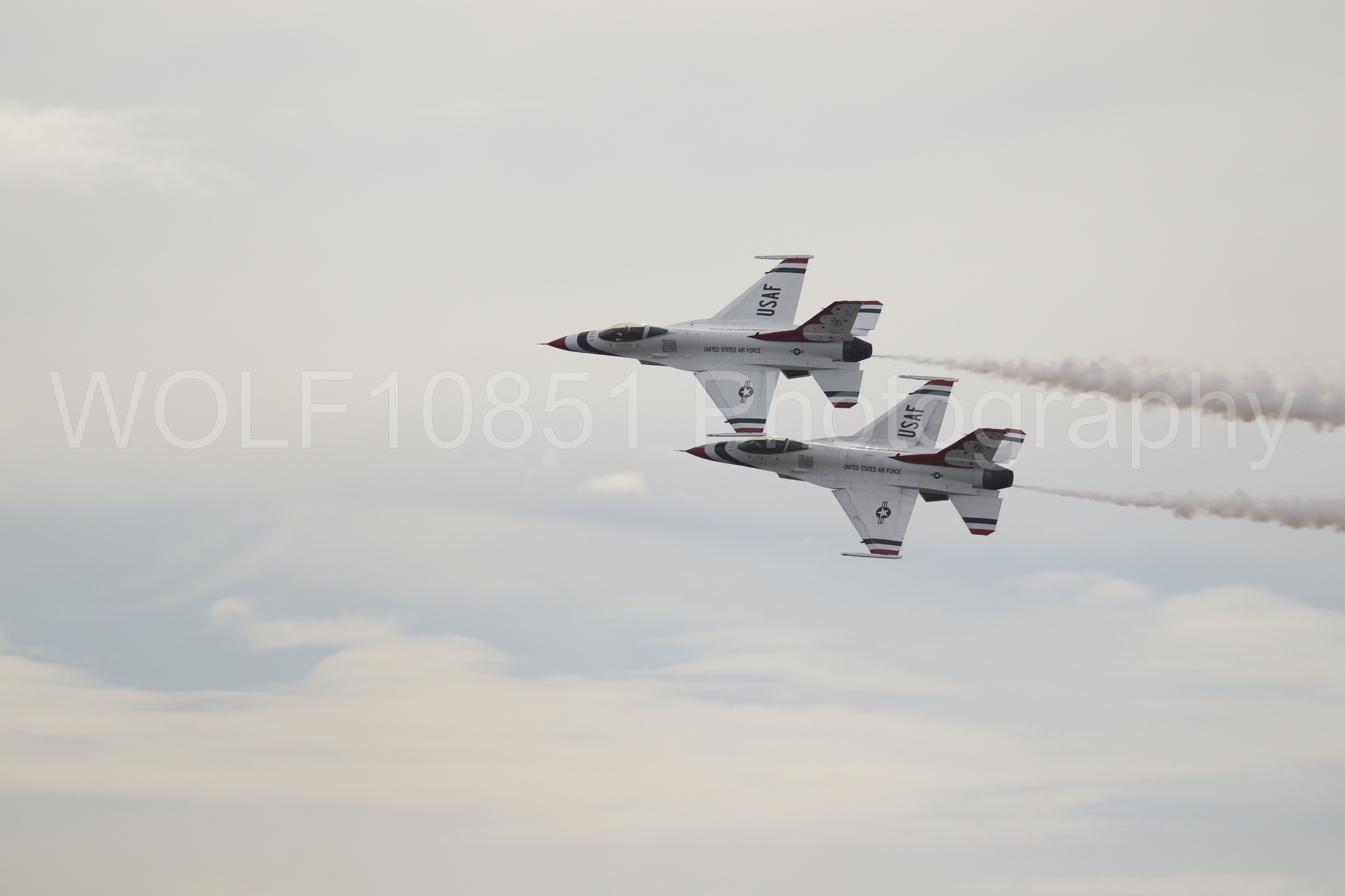 F-16 Fighting Falcon | Red White and Blue | Thunderbirds | WOLF10851 Photography