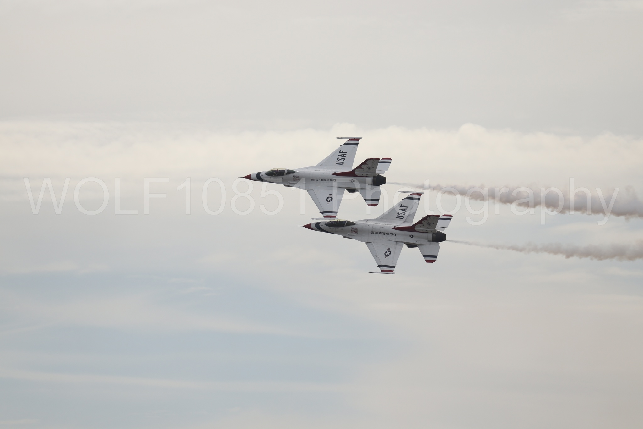 F-16 Fighting Falcon | Red White and Blue | Thunderbirds | WOLF10851 Photography