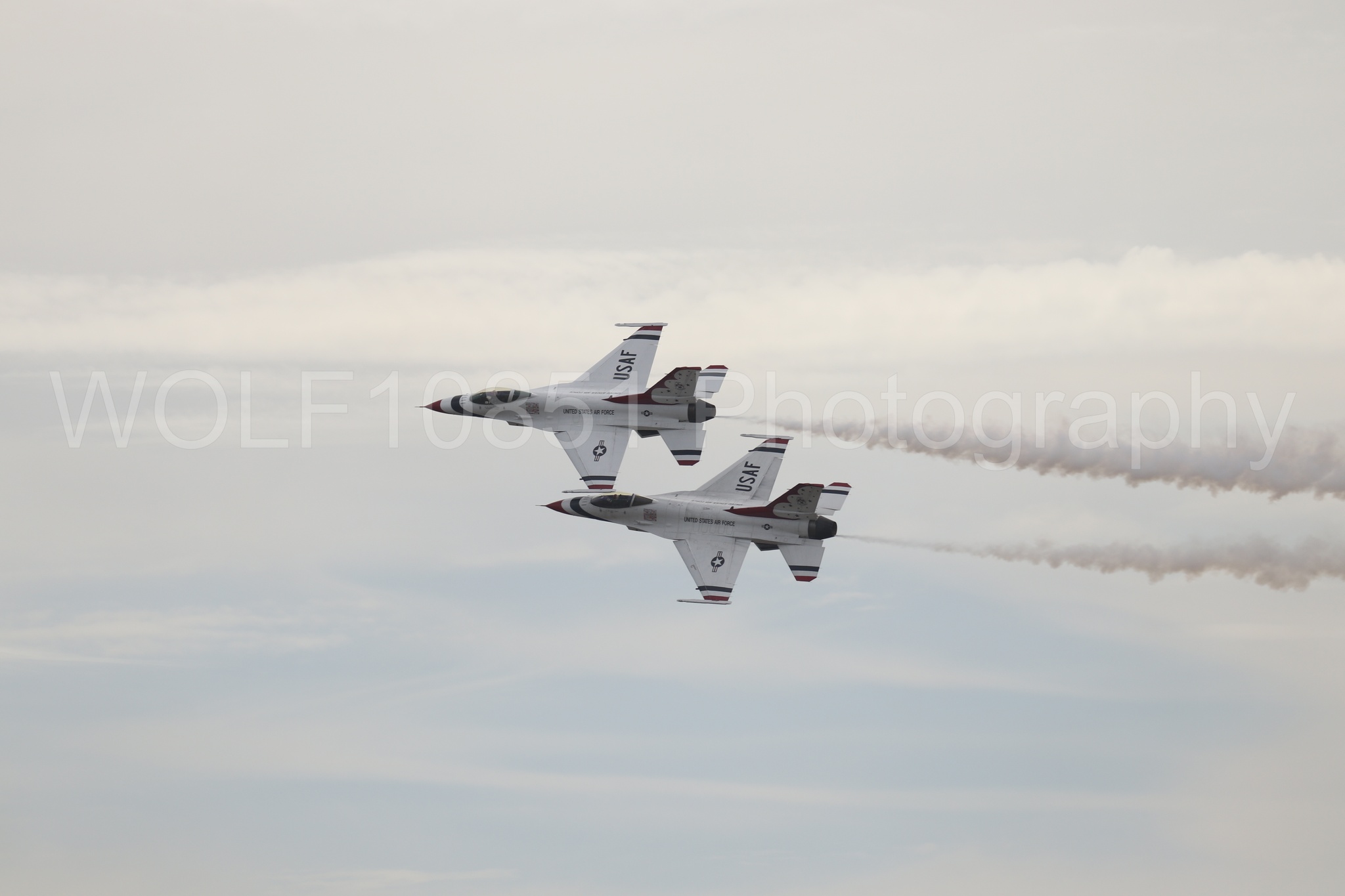 F-16 Fighting Falcon | Red White and Blue | Thunderbirds | WOLF10851 Photography