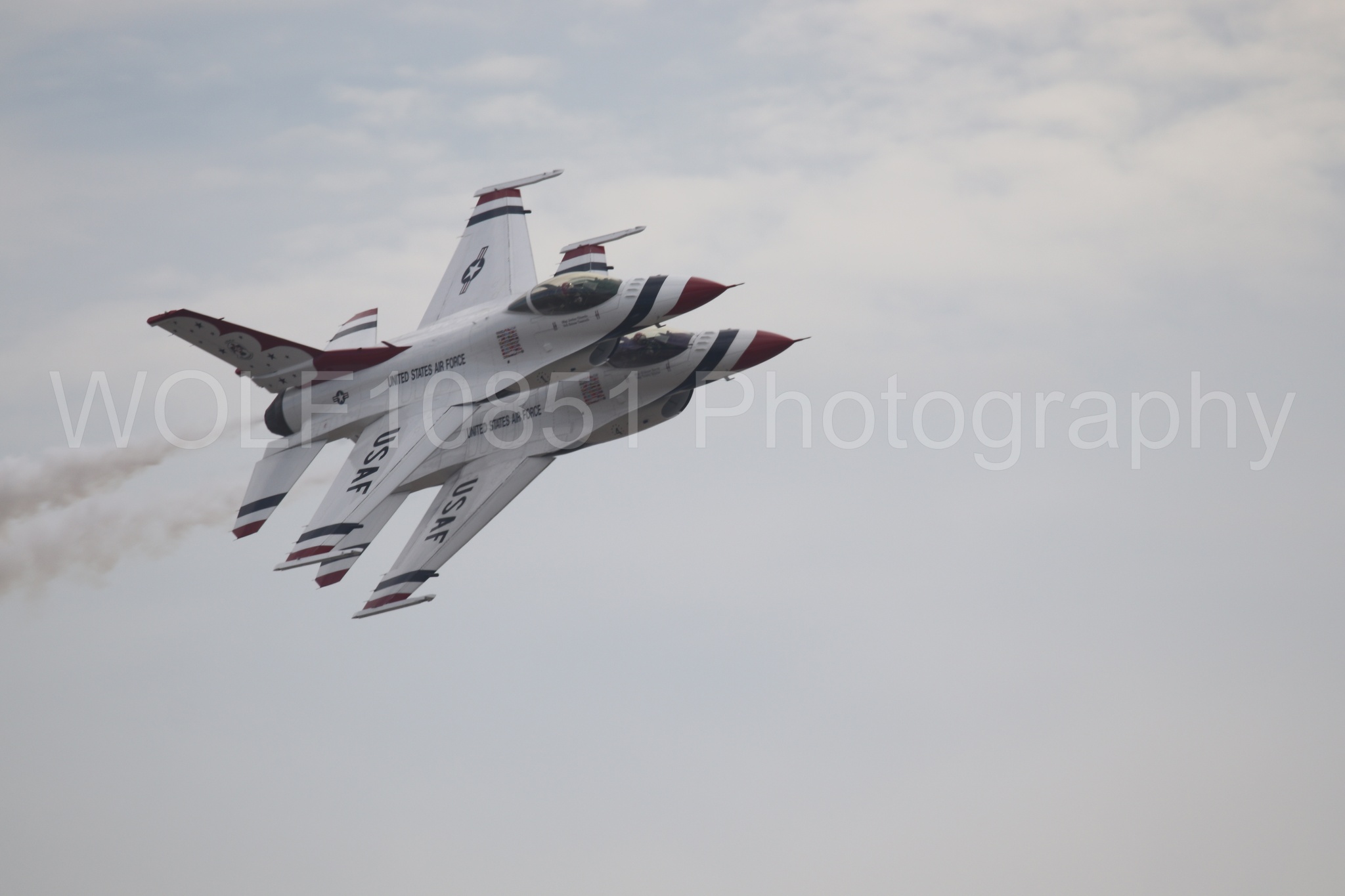 F-16 Fighting Falcon | Red White and Blue | Thunderbirds | WOLF10851 Photography