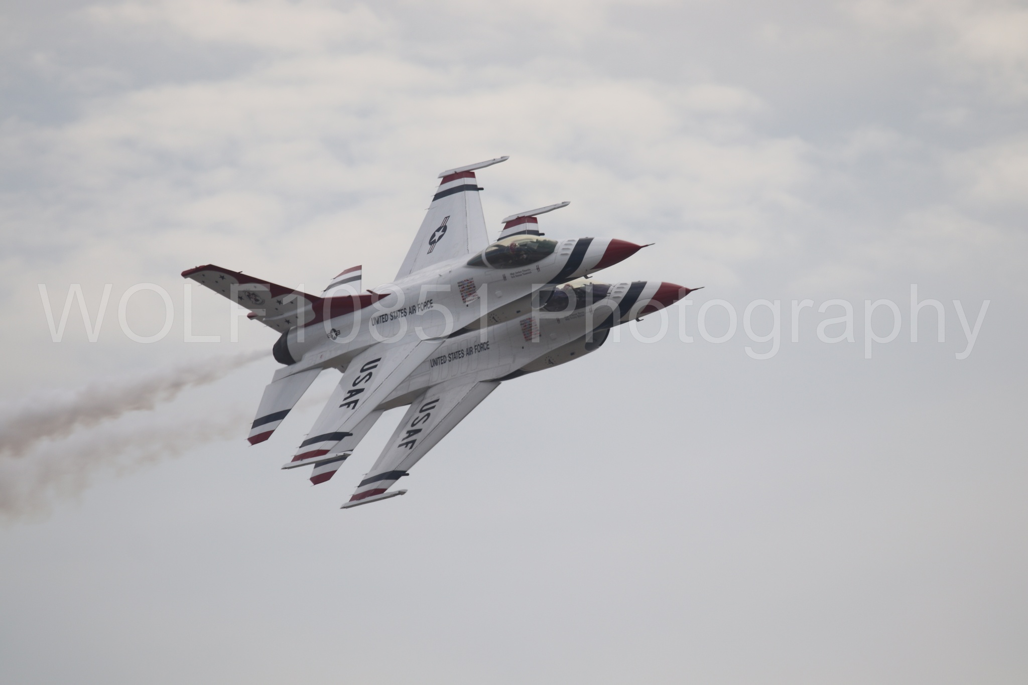 F-16 Fighting Falcon | Red White and Blue | Thunderbirds | WOLF10851 Photography