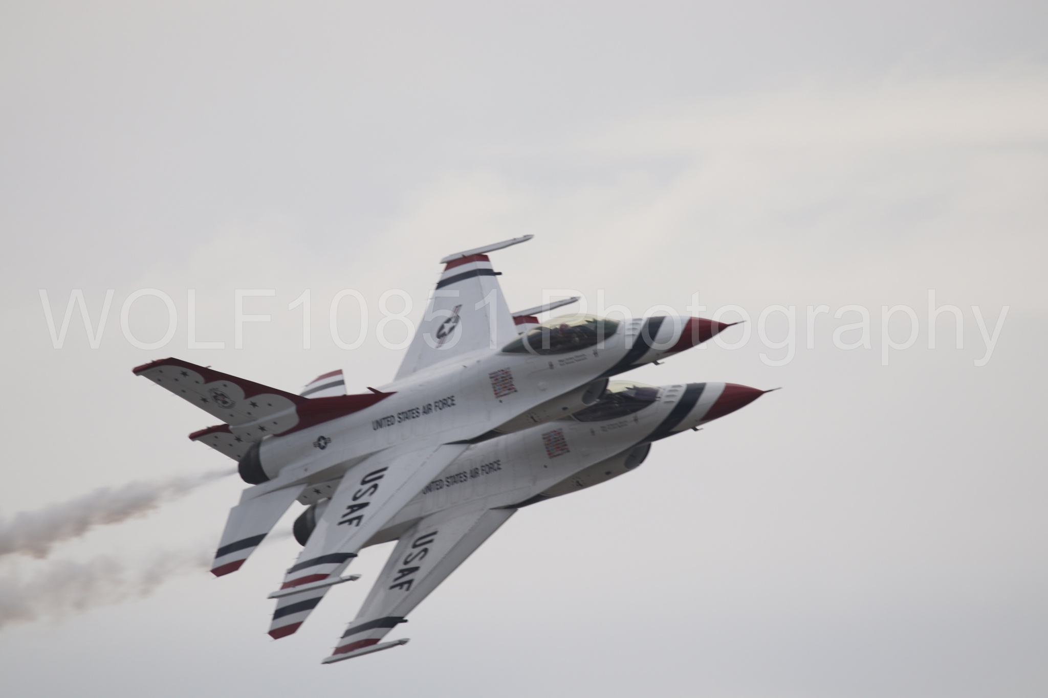 F-16 Fighting Falcon | Red White and Blue | Thunderbirds | WOLF10851 Photography