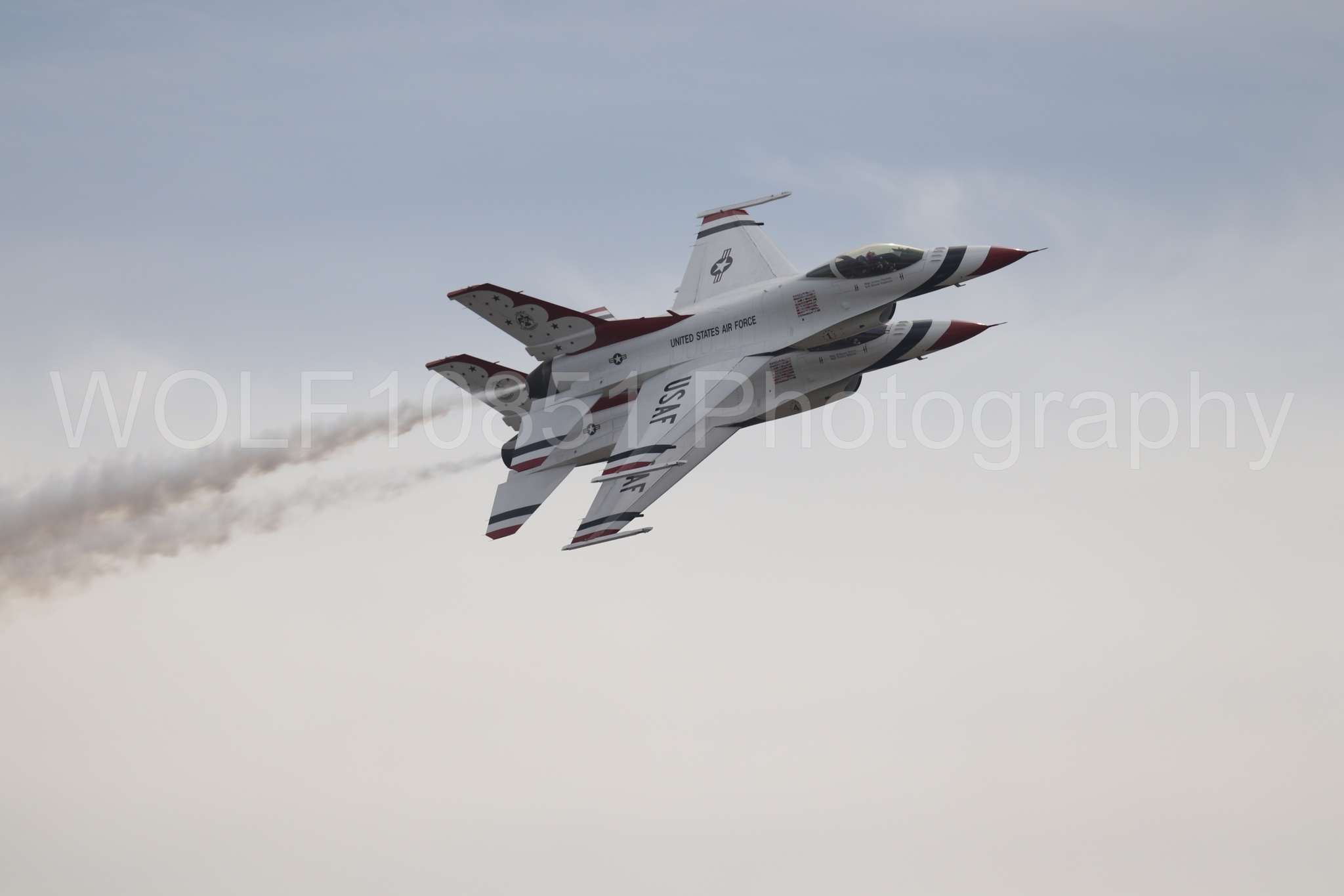 F-16 Fighting Falcon | Red White and Blue | Thunderbirds | WOLF10851 Photography