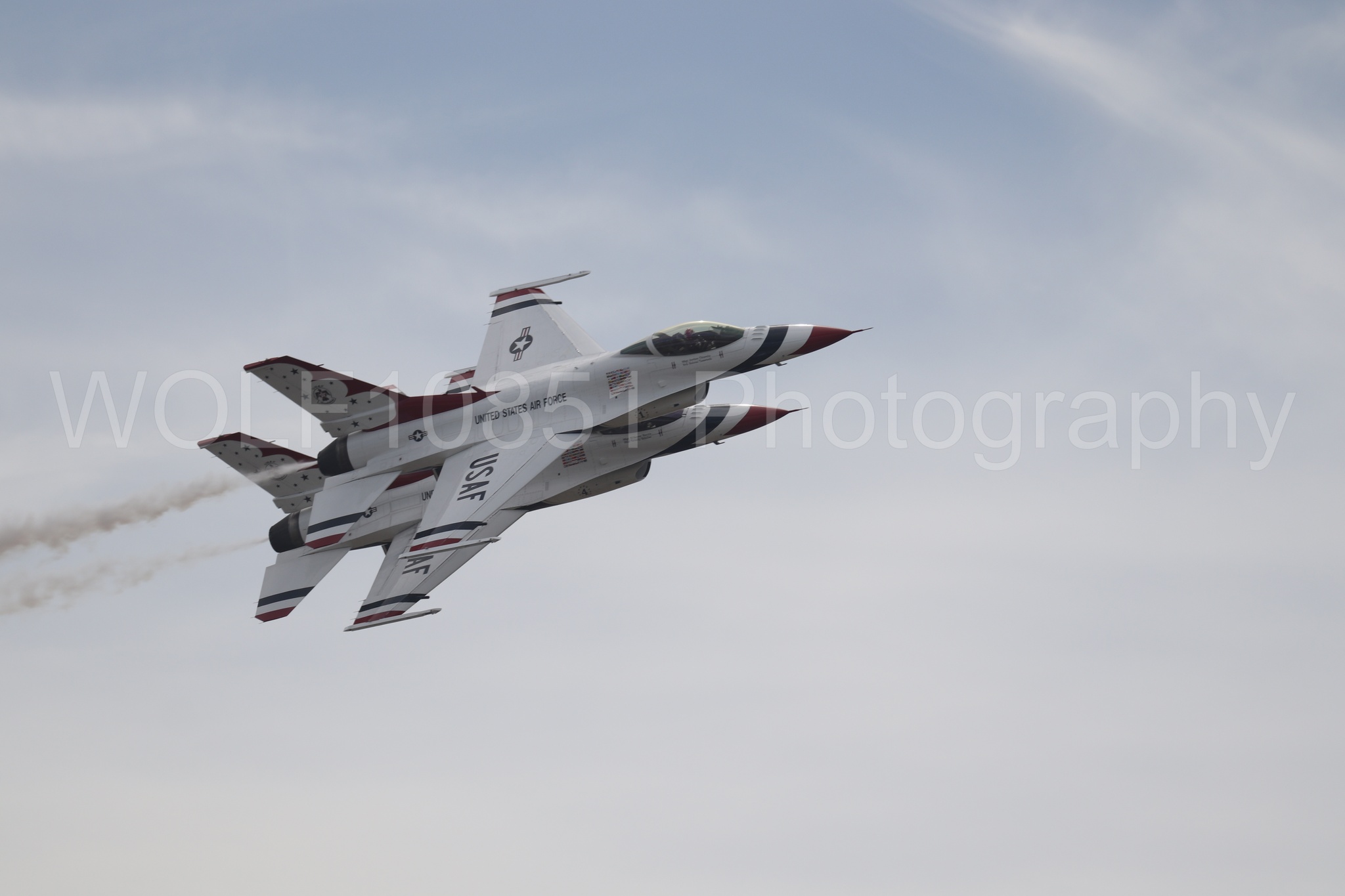 F-16 Fighting Falcon | Red White and Blue | Thunderbirds | WOLF10851 Photography